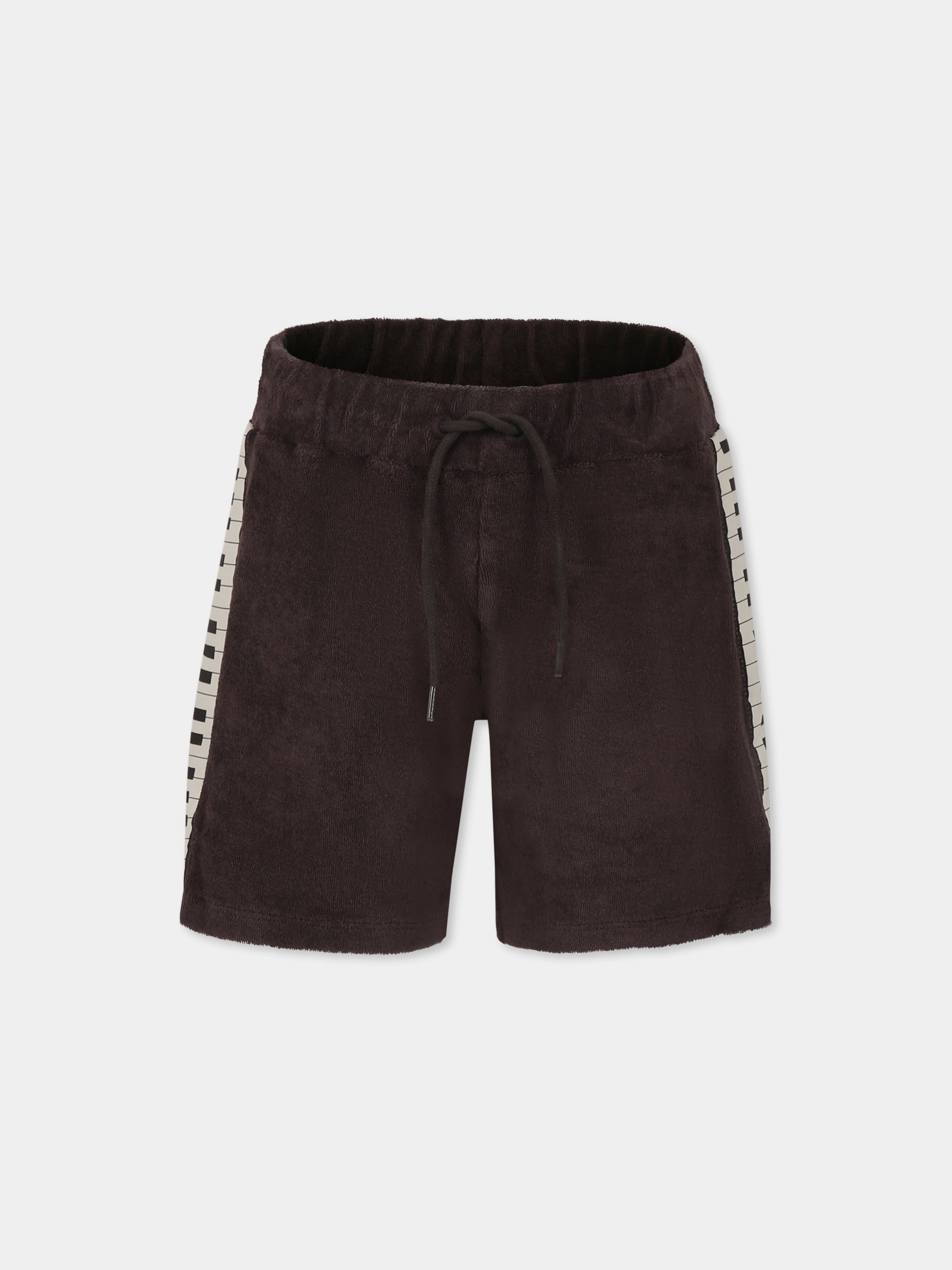 Shorts grigi per bambini con pianoforte,Mini Rodini,2523014899