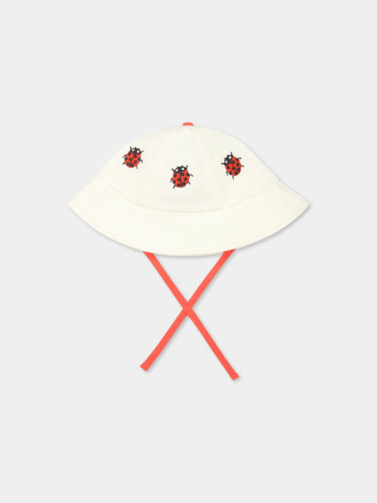 Cloche avorio per neonata con coccinelle,Mini Rodini,2526510211