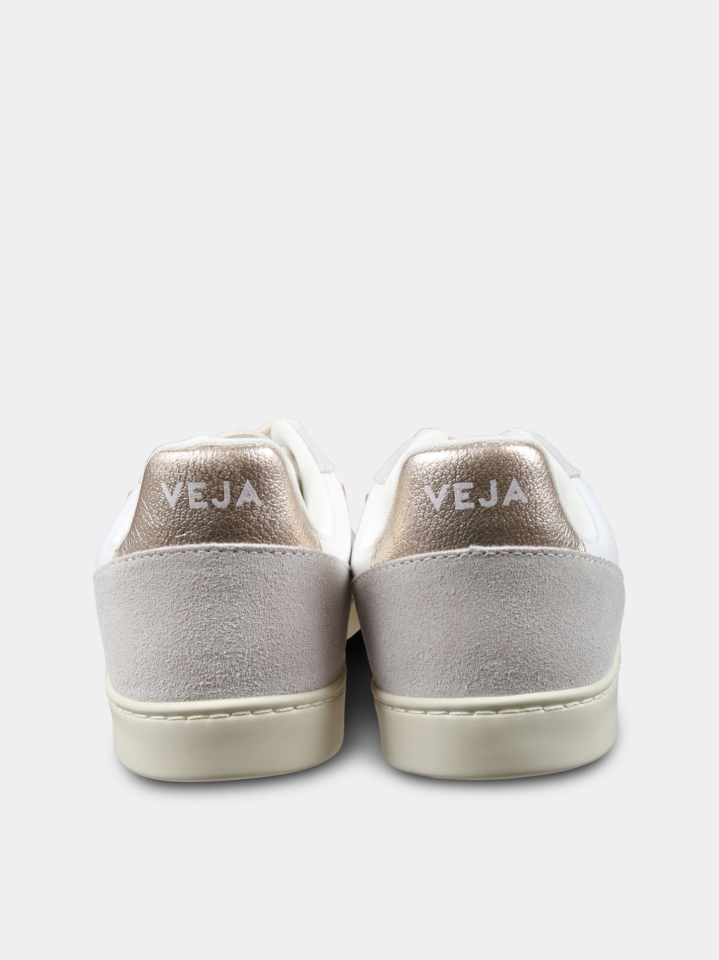 Sneakers bianche per bambina con logo
