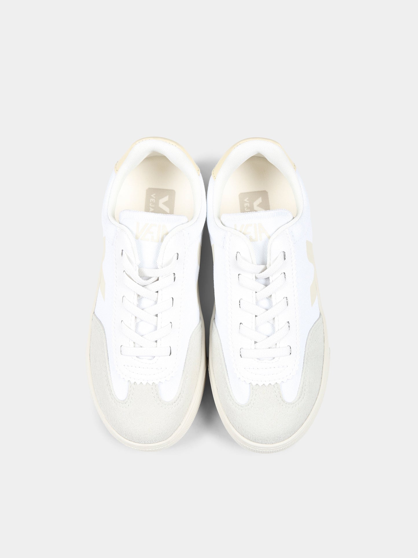 Sneakers bianche per bambini con logo,Veja,SY0120626C