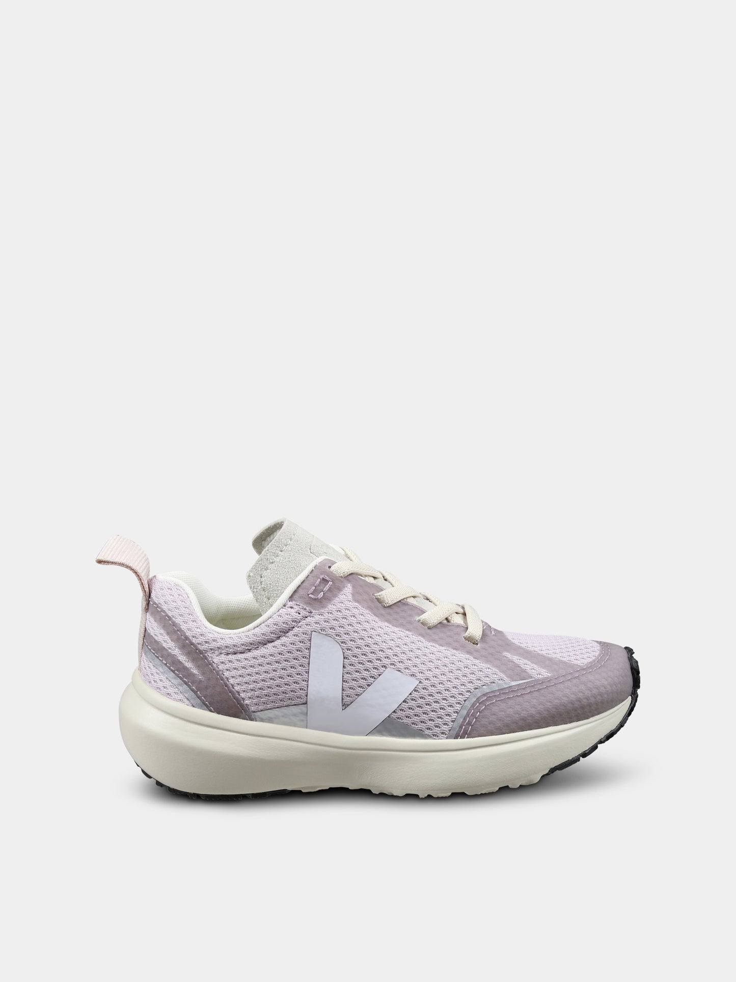 Sneakers viola per bambina con logo