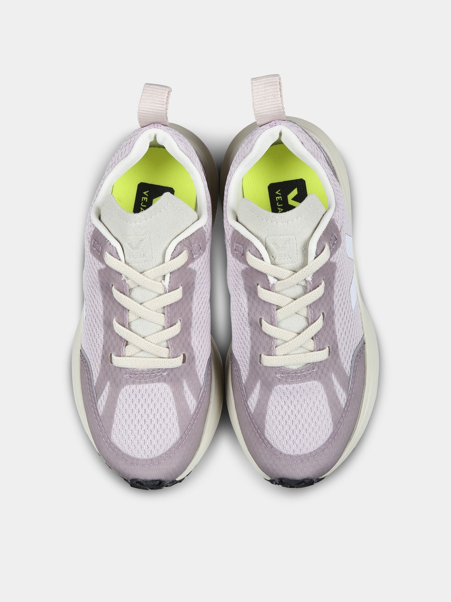 Sneakers viola per bambina con logo