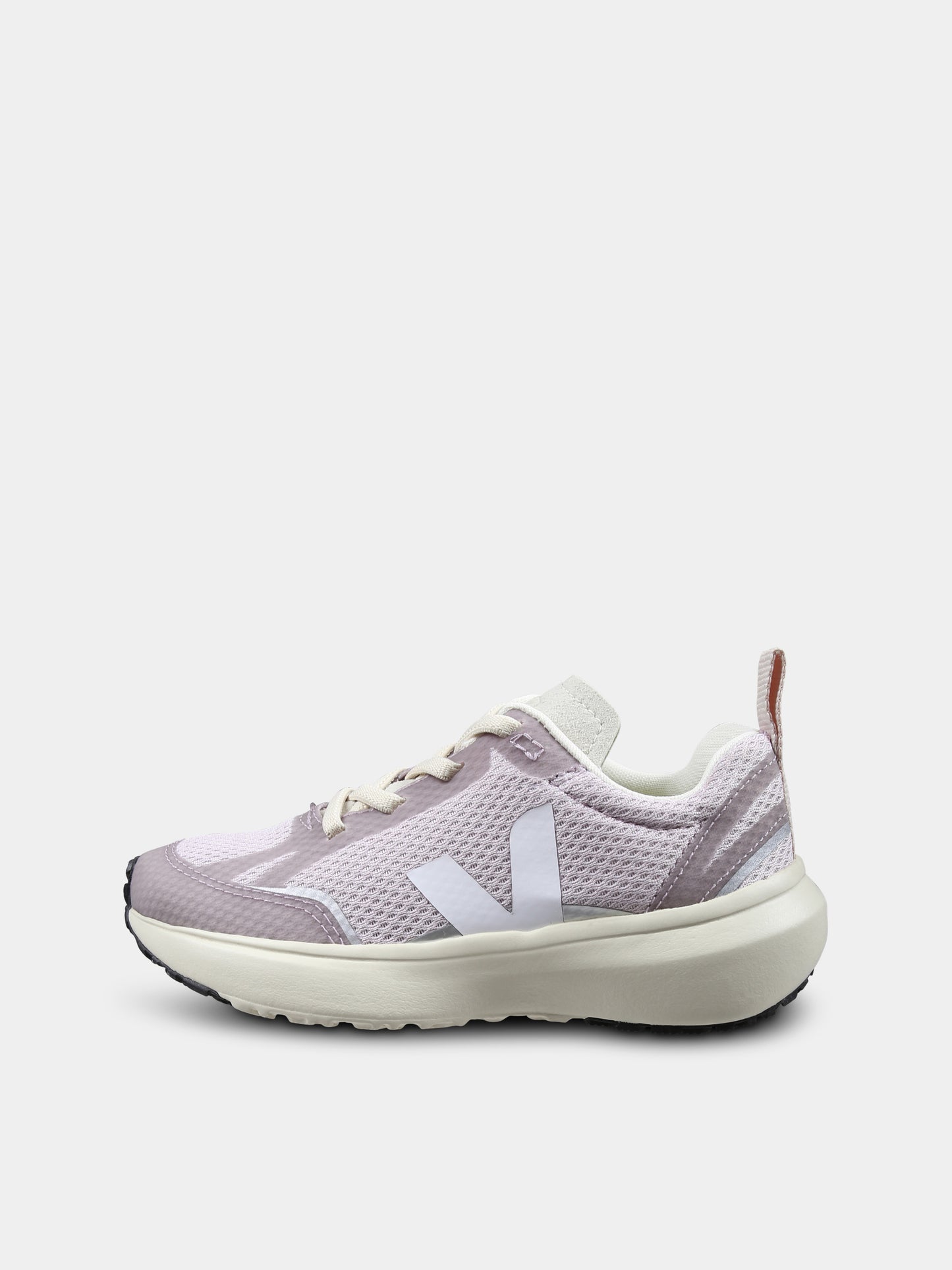 Sneakers viola per bambina con logo