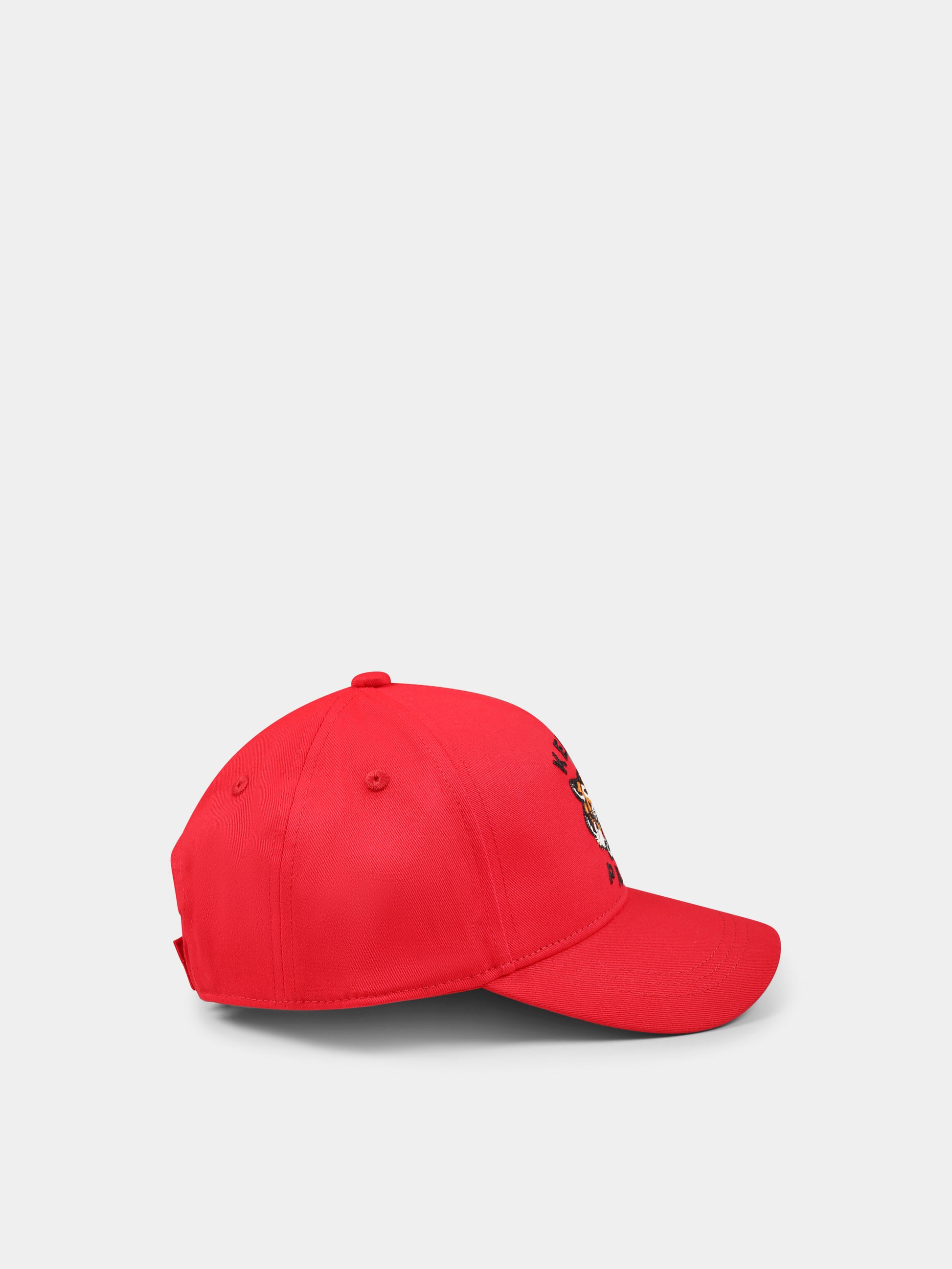Cappello rosso per bambini con Lucky Tiger,Kenzo Kids,K60880 997