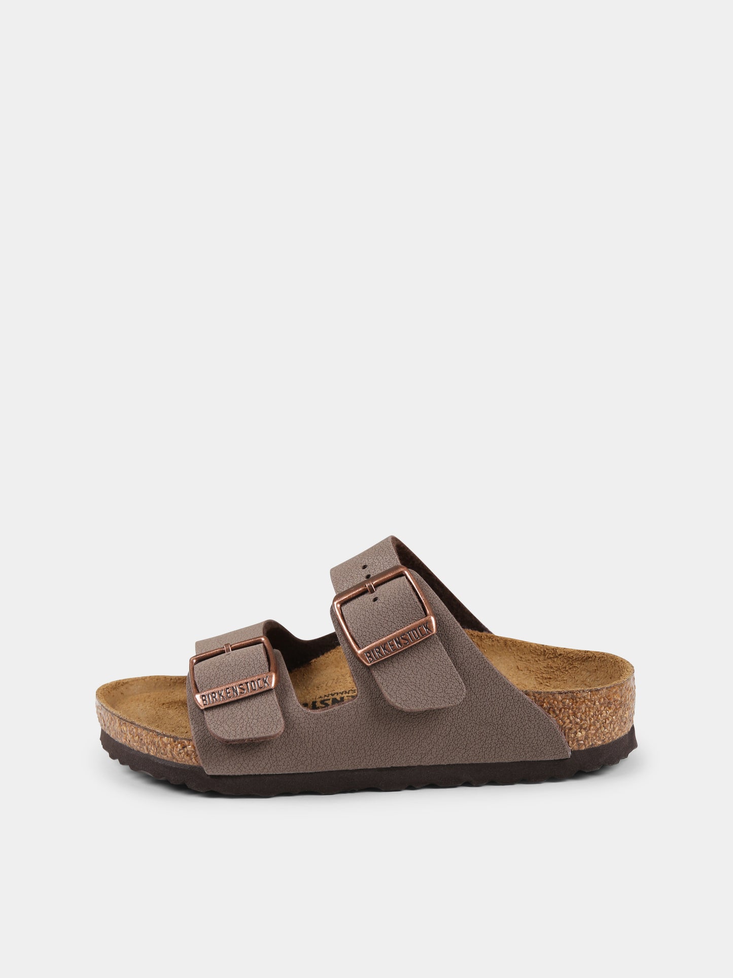 Sandali marroni Ariziona Kids per bambini con logo,Birkenstock,552893 ARIZONA