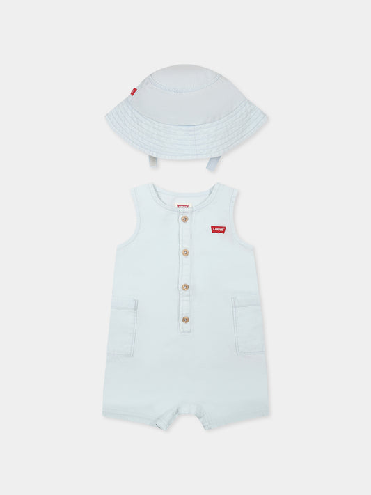 Set pagliaccetto denim per neonati,Levi's Kids,K229 L89