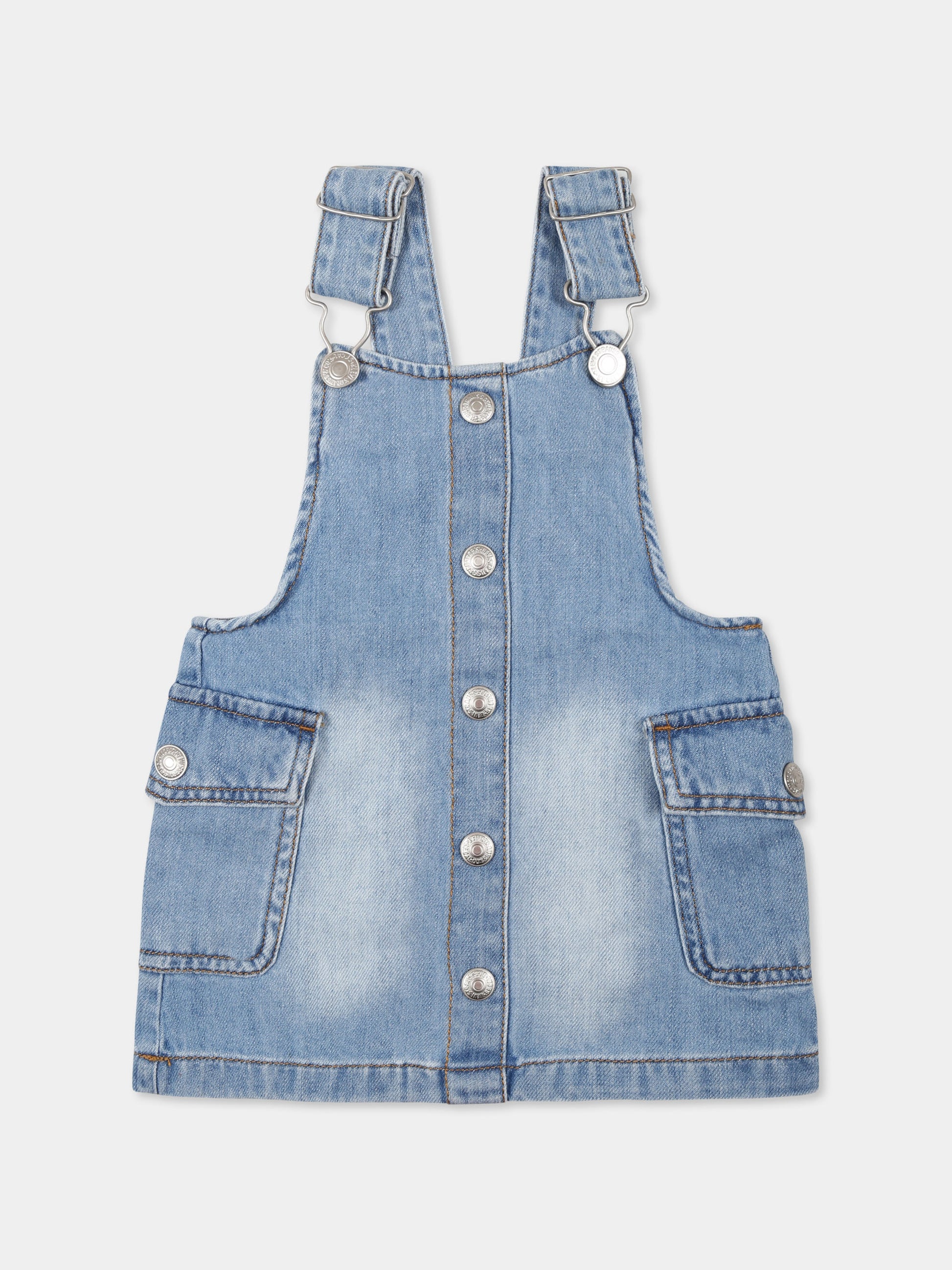 Salopette denim per neonata,Levi's Kids,M257 L9V