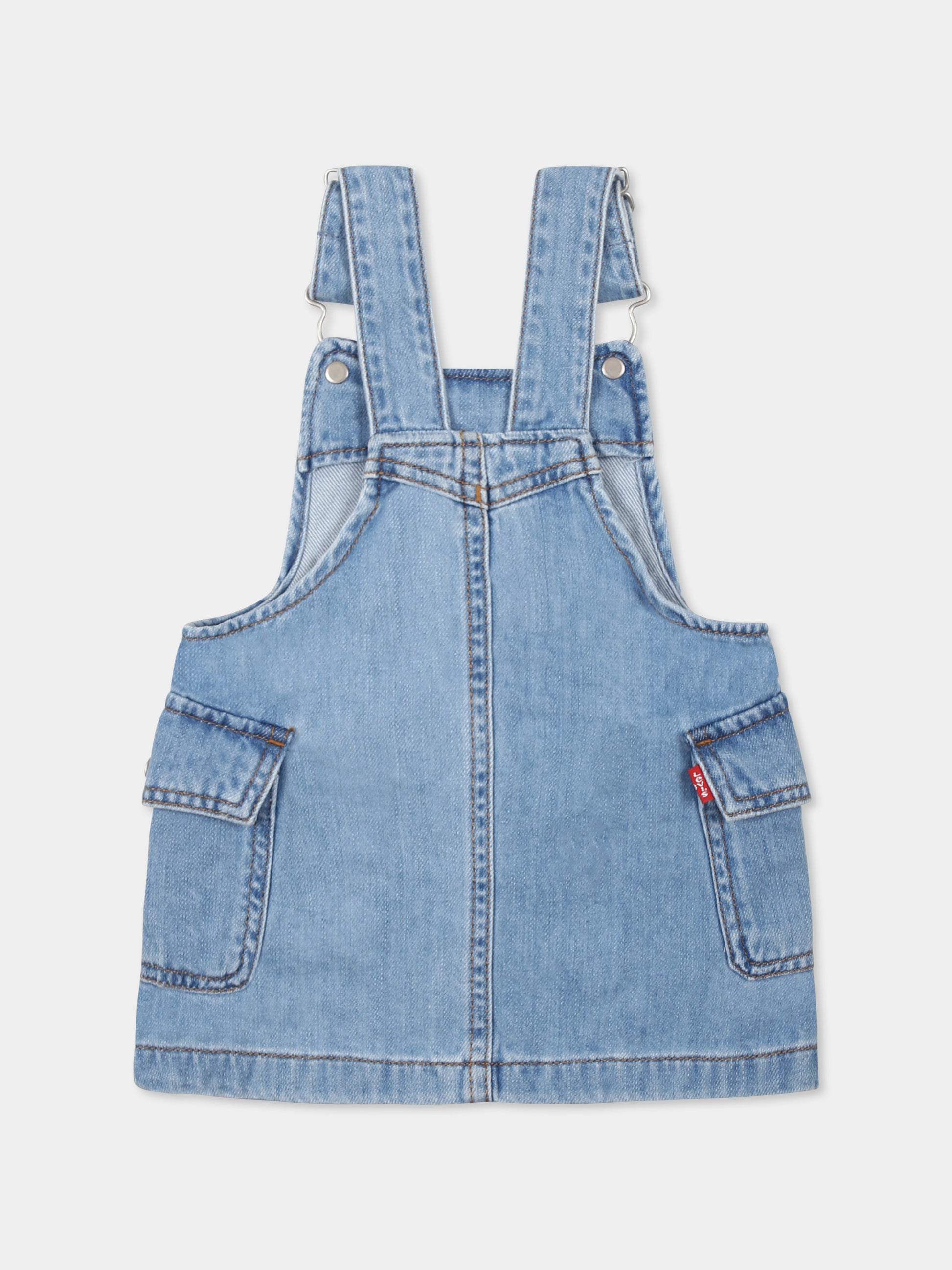 Salopette denim per neonata,Levi's Kids,M257 L9V