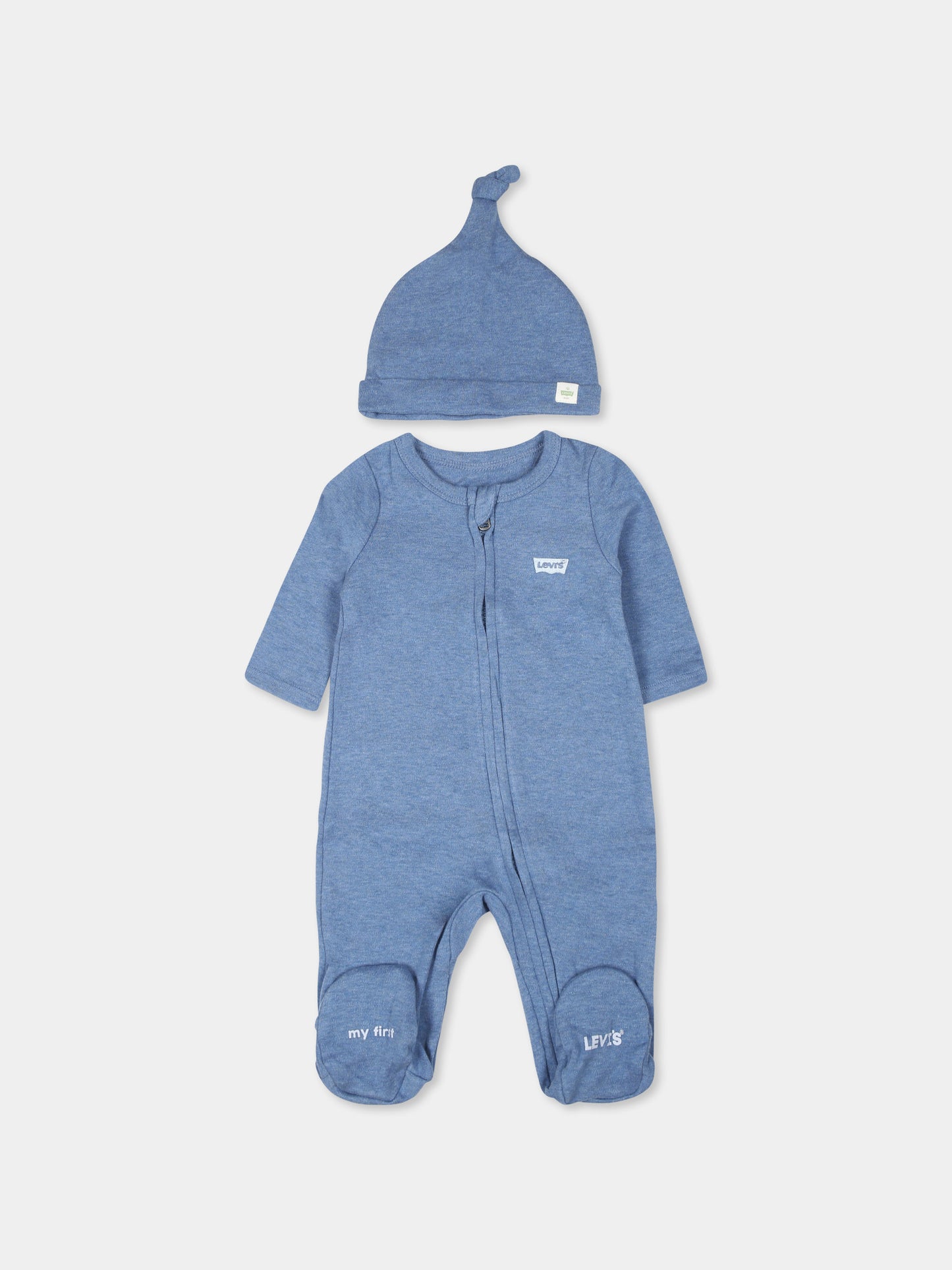Set tutina blu per neonato con logo,Levi's Kids,24SLK6EK247 BJP