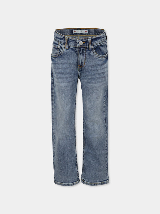 Jeans 551Z blu per bambino con logo,Levi's Kids,24SLK8ED512 L5D