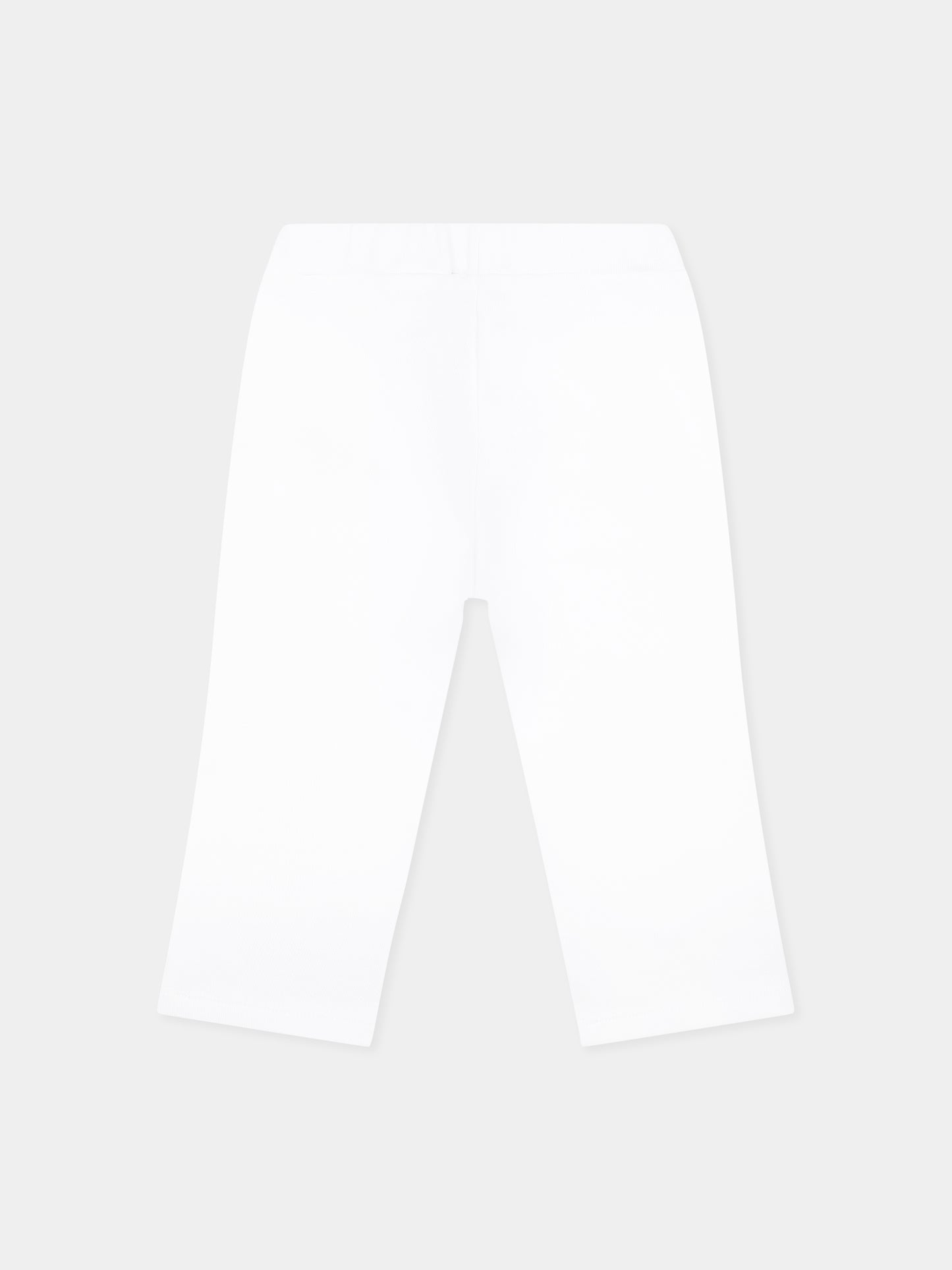 Pantaloni bianchi per neonata,Balmain Kids,BW6060 Z0081 100OR