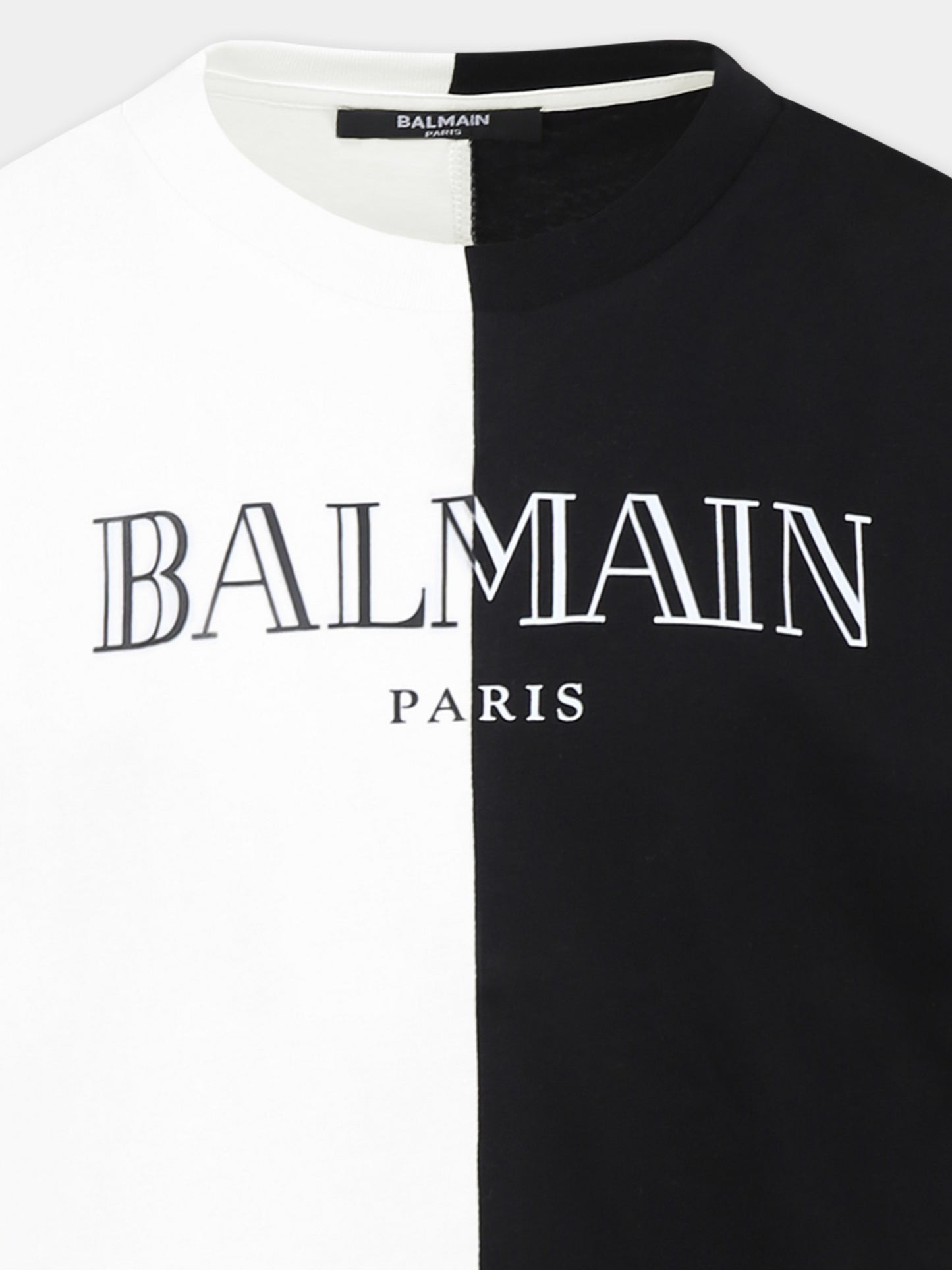 T-shirt multicolor per bambini con logo