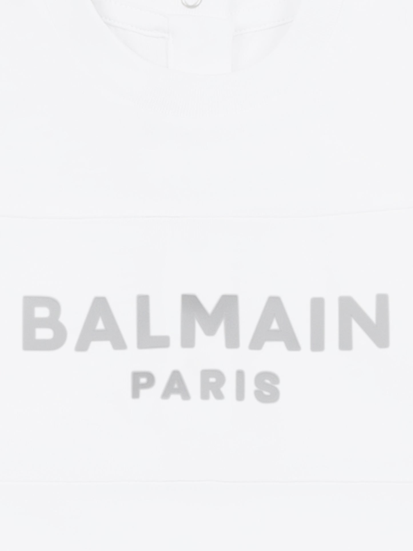Set tutina bianca per neonati con logo,Balmain Kids,BWB50A Z0082 100AG