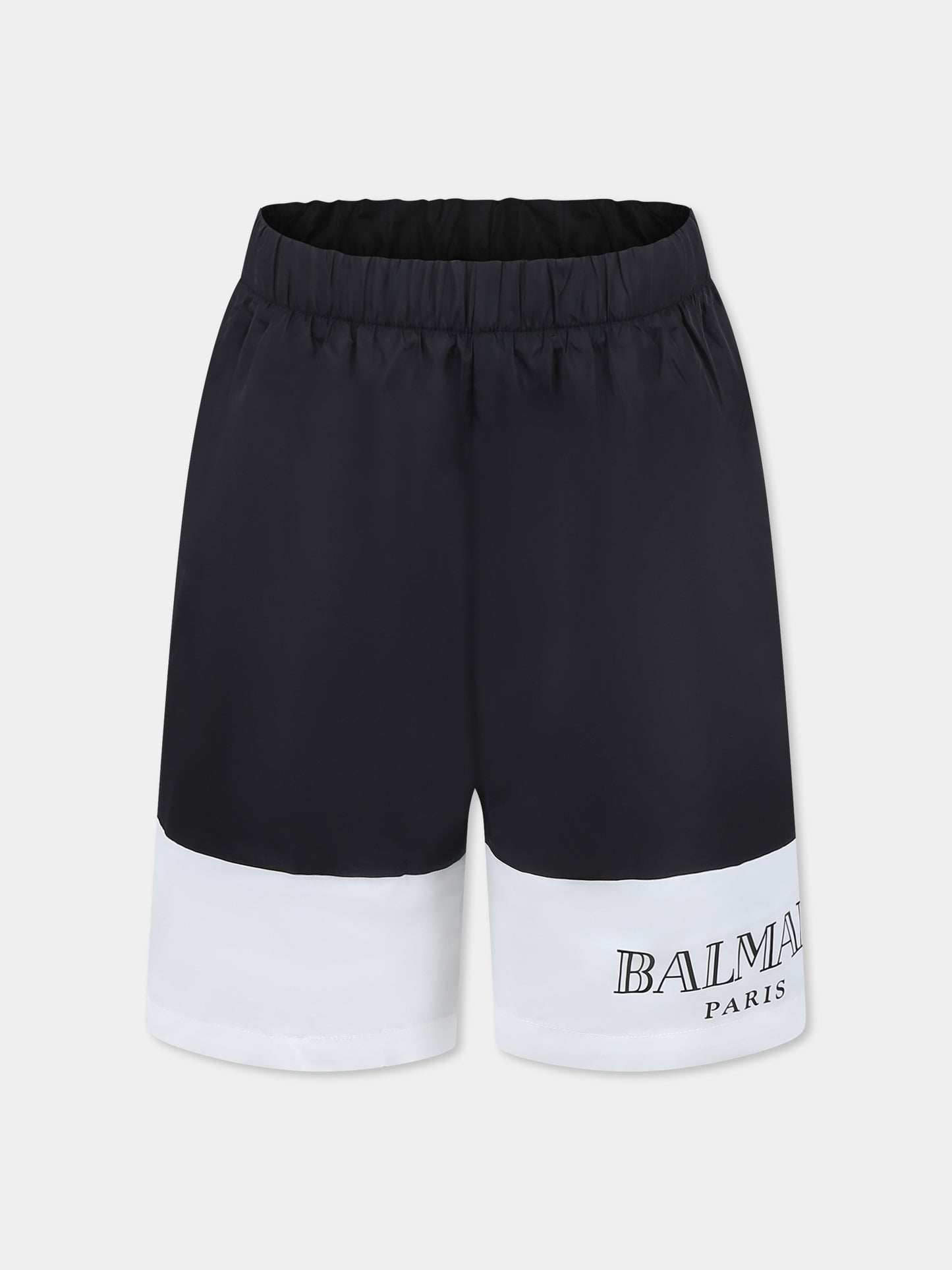 Boxer mare nero per bambino con logo