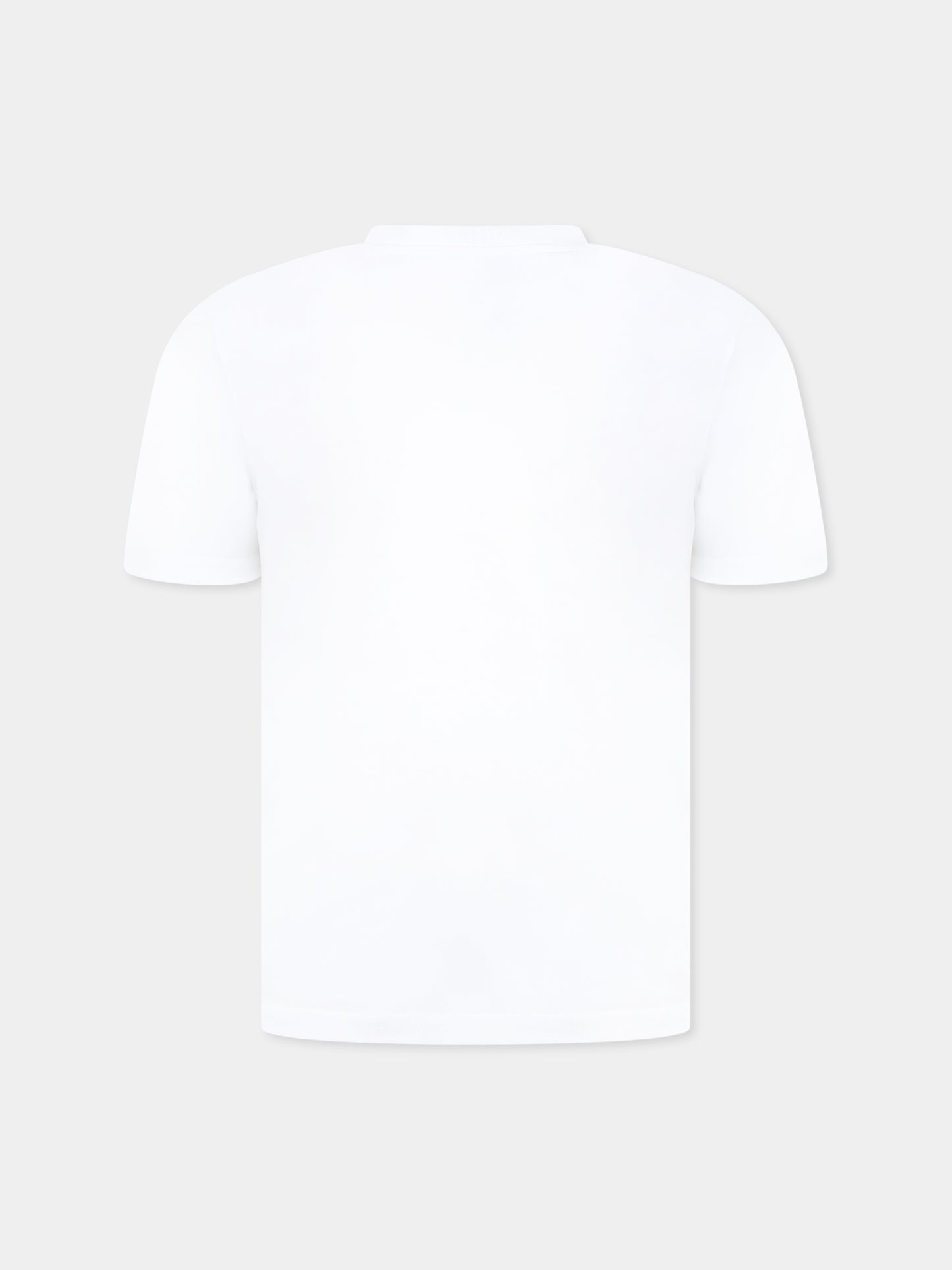 T-shirt bianca per bambini con stampa Tennis Club,Casablanca,KS25 JTS 038 02 EX