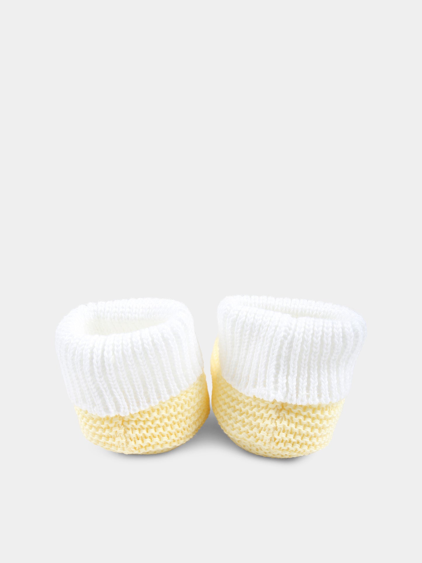 Babbucce gialle per neonati,Little Bear,1137 BIANCO/GIALLO