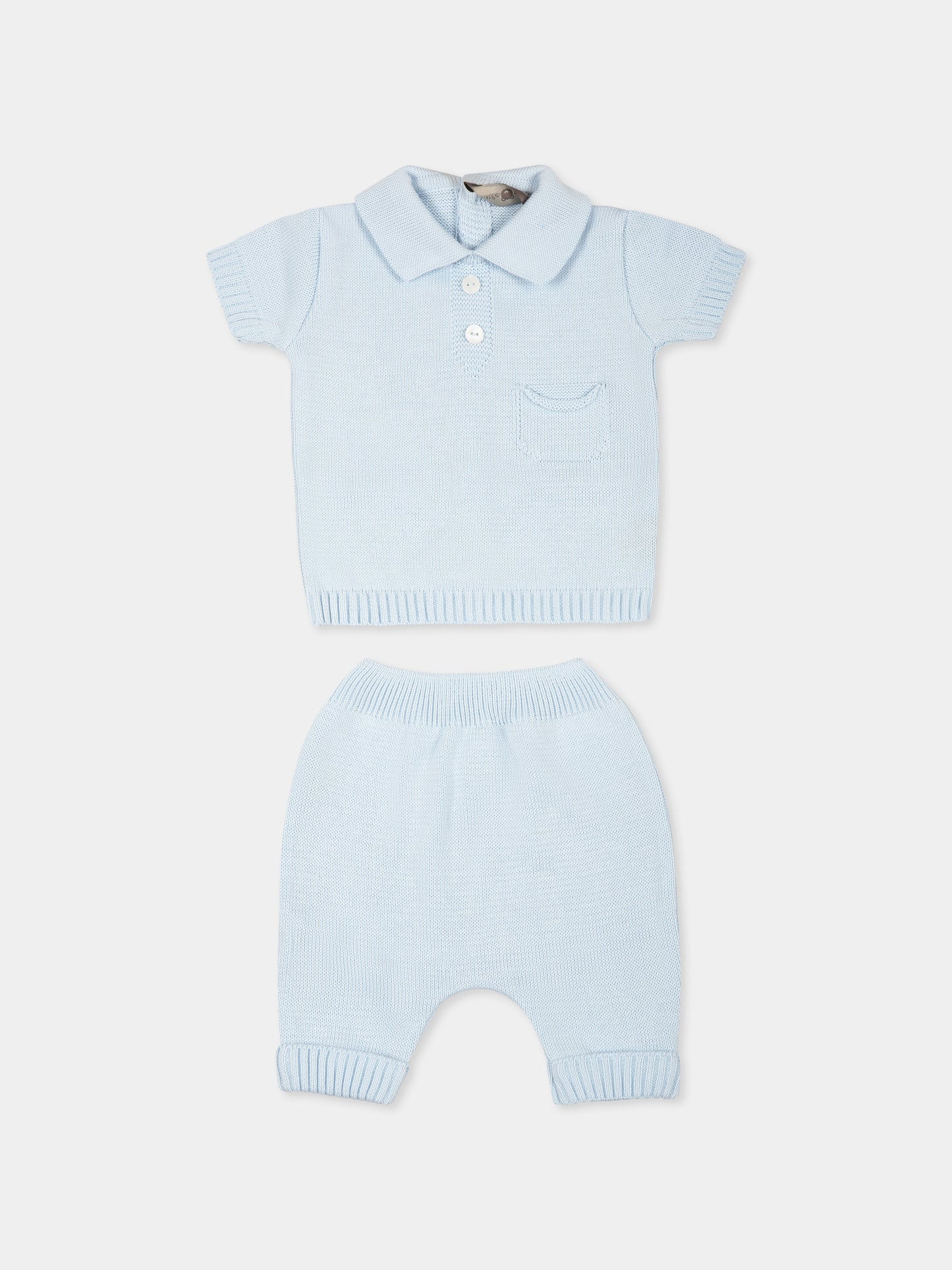 Completo nascita celeste per neonato