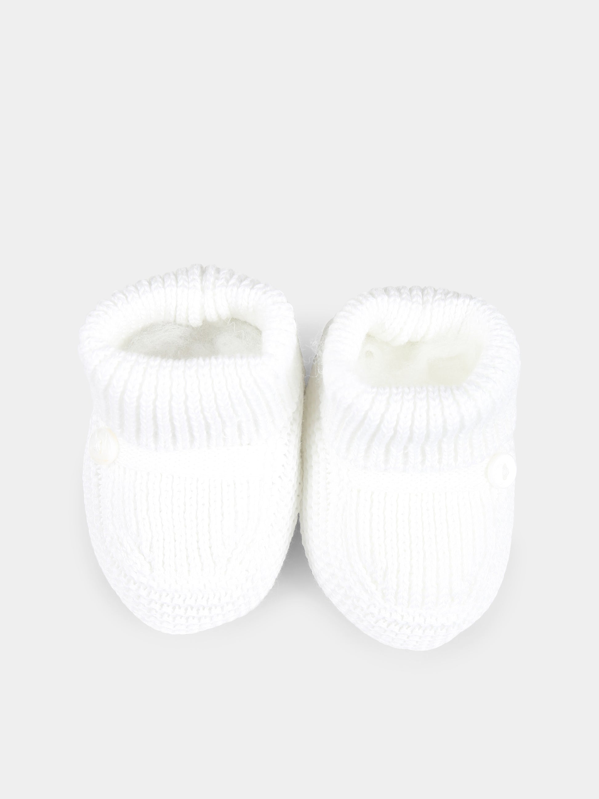 Babbucce bianche per neonati,Little Bear,1137 BIANCO