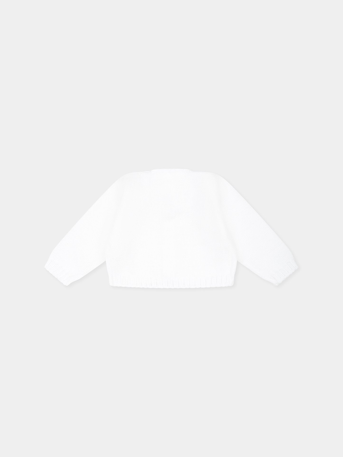 Cardigan bianco per neonati,Little Bear,1001 BIANCO