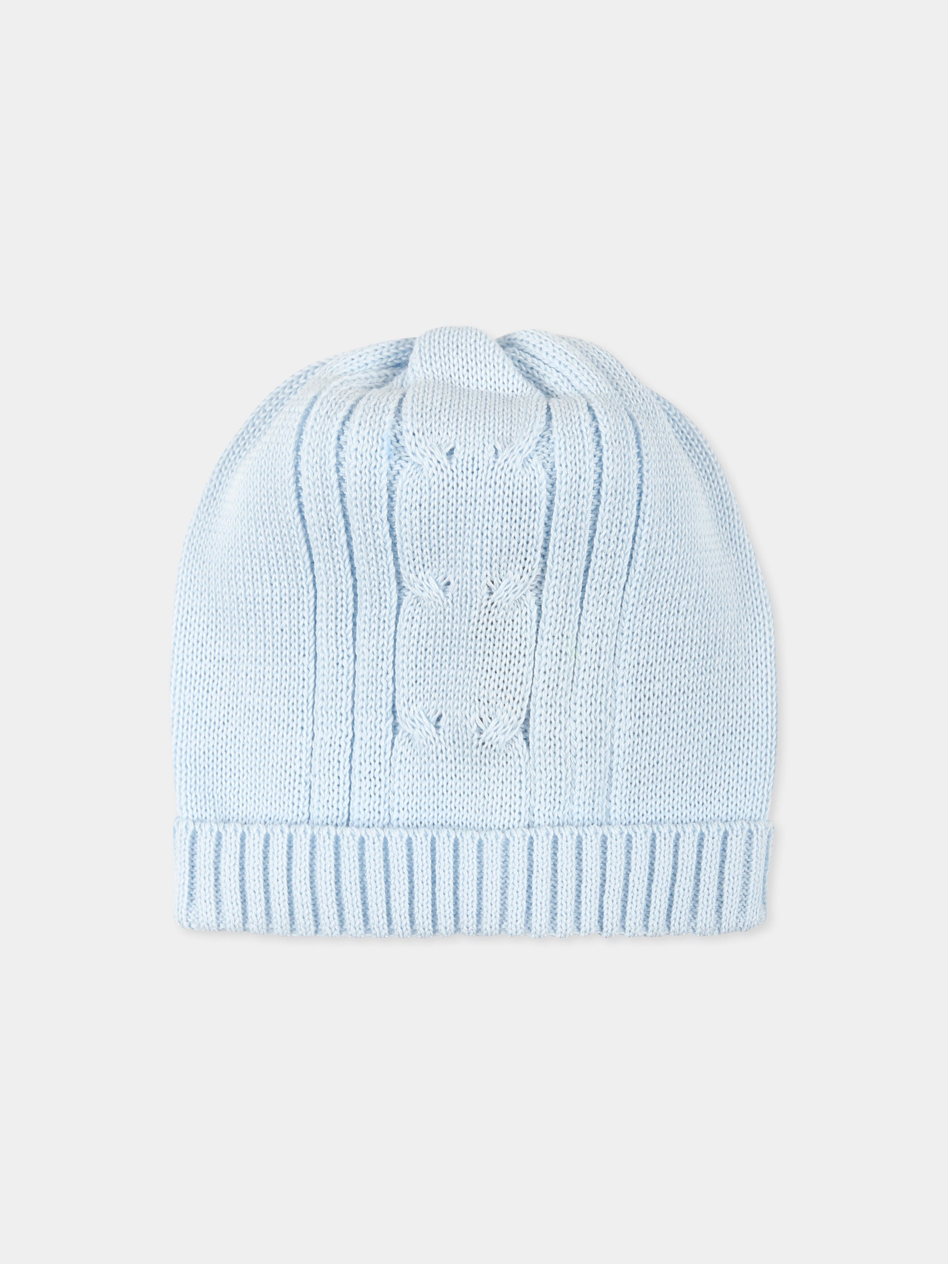 Cappello celeste per neonato,Little Bear,1114 CIELO