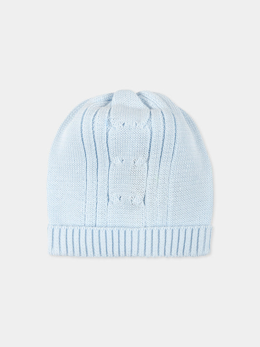 Cappello celeste per neonato,Little Bear,1114 CIELO