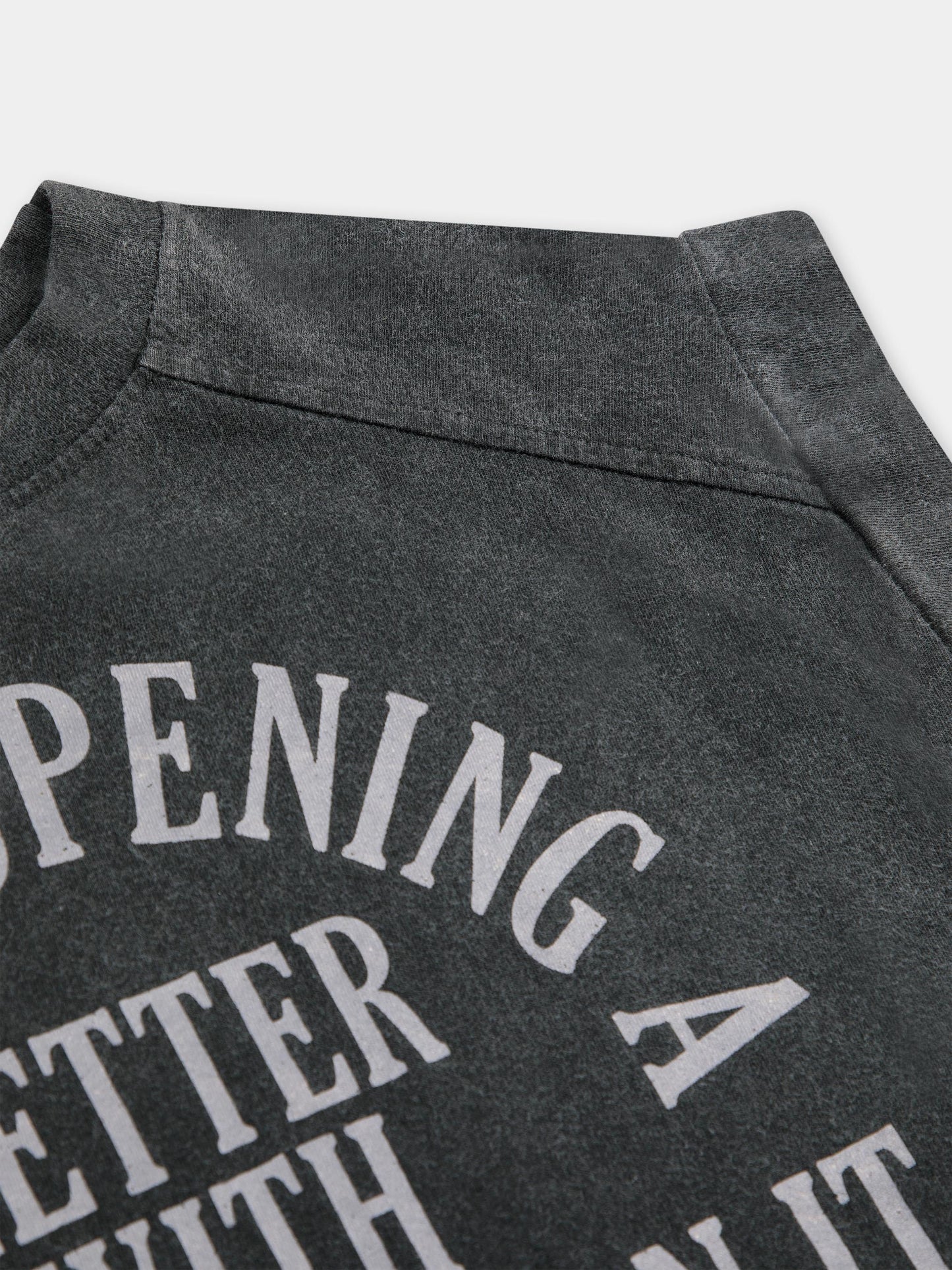 T-shirt grigia per bambini con slogan