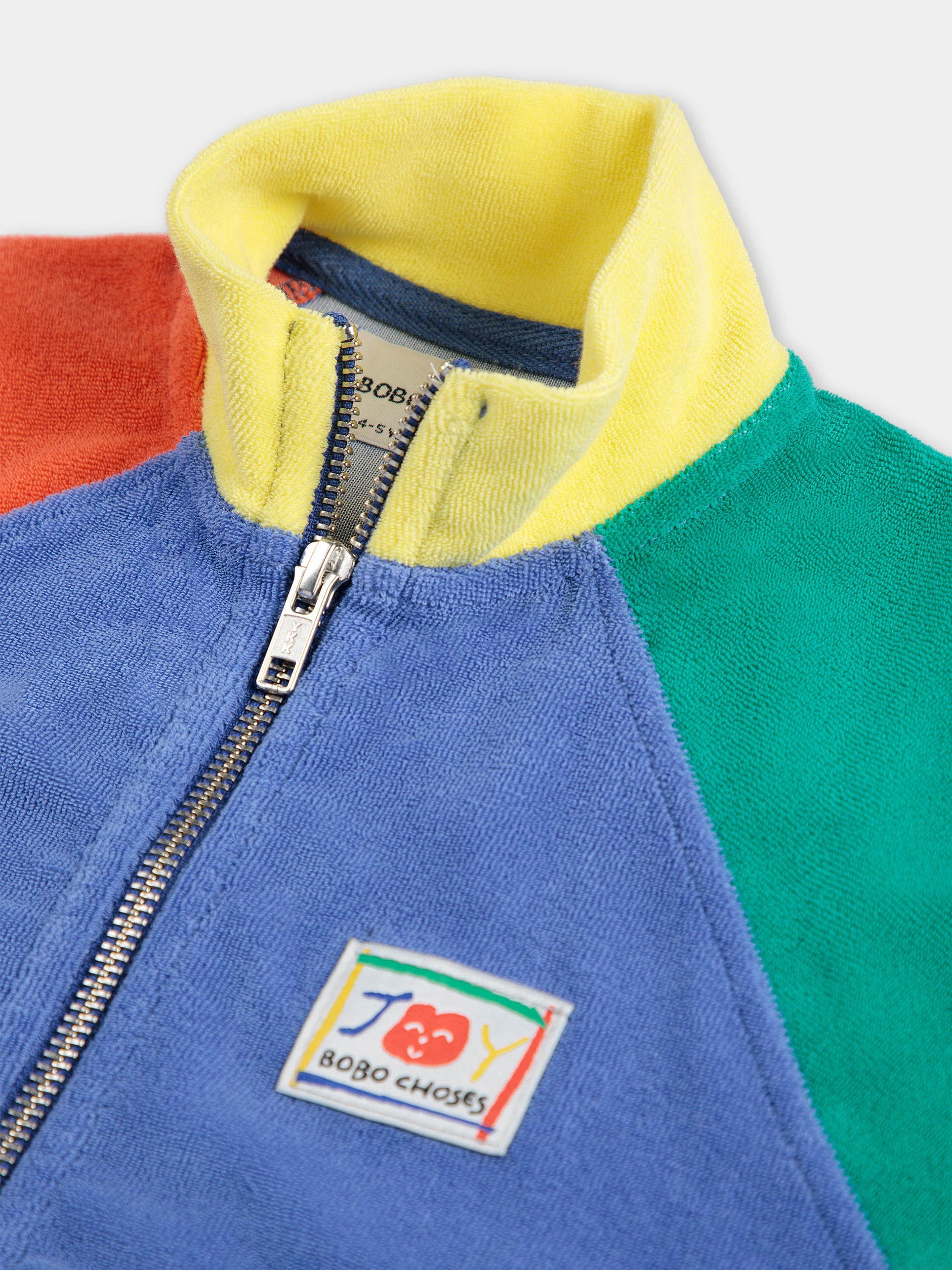 Felpa multicolor per bambini con patch,Bobo Choses,B125AC048
