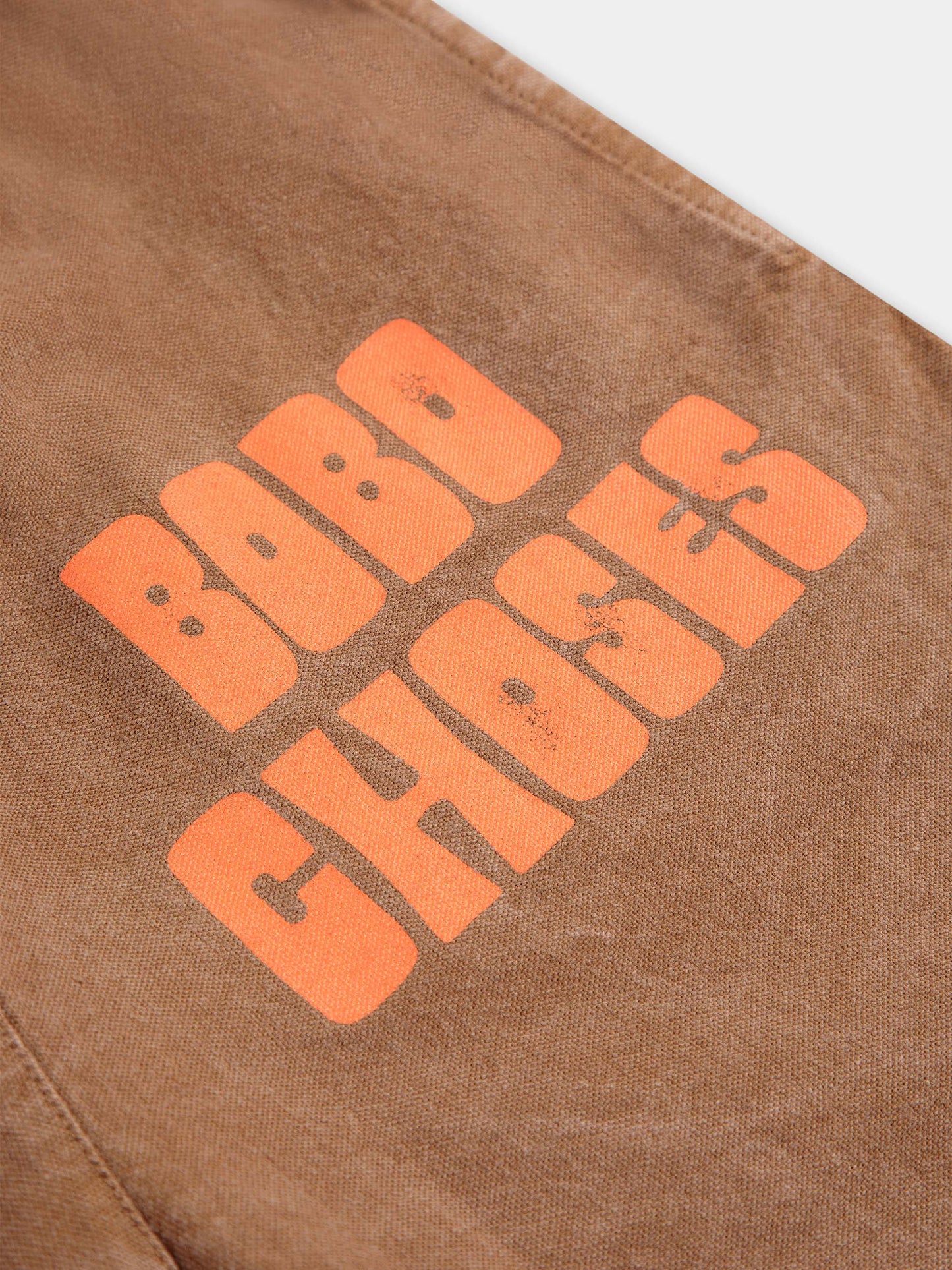 Pantaloni marroni per bambini con logo,Bobo Choses,B125AC134