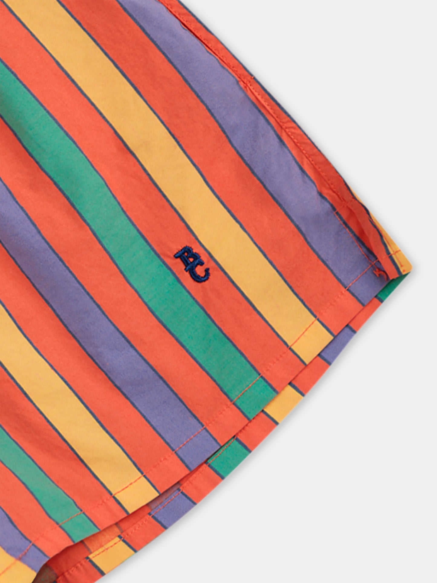 Shorts multicolor per bambini con logo,Bobo Choses,B125AC062