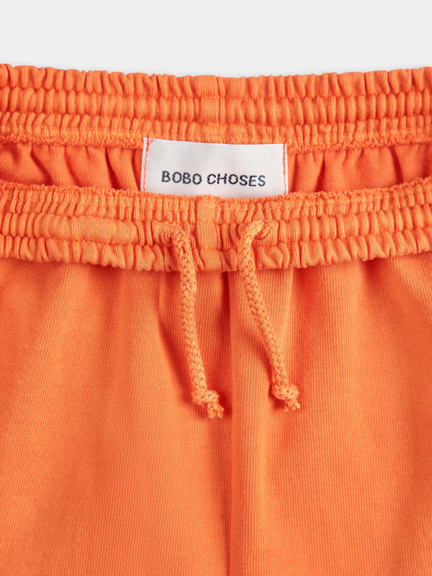 Shorts arancioni per bambini con logo,Bobo Choses,B125AC132