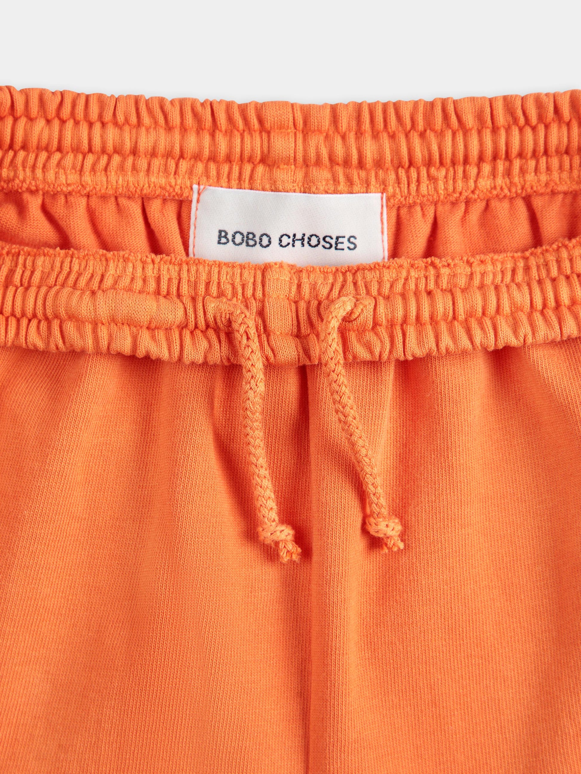Shorts arancioni per bambini con logo,Bobo Choses,B125AC132