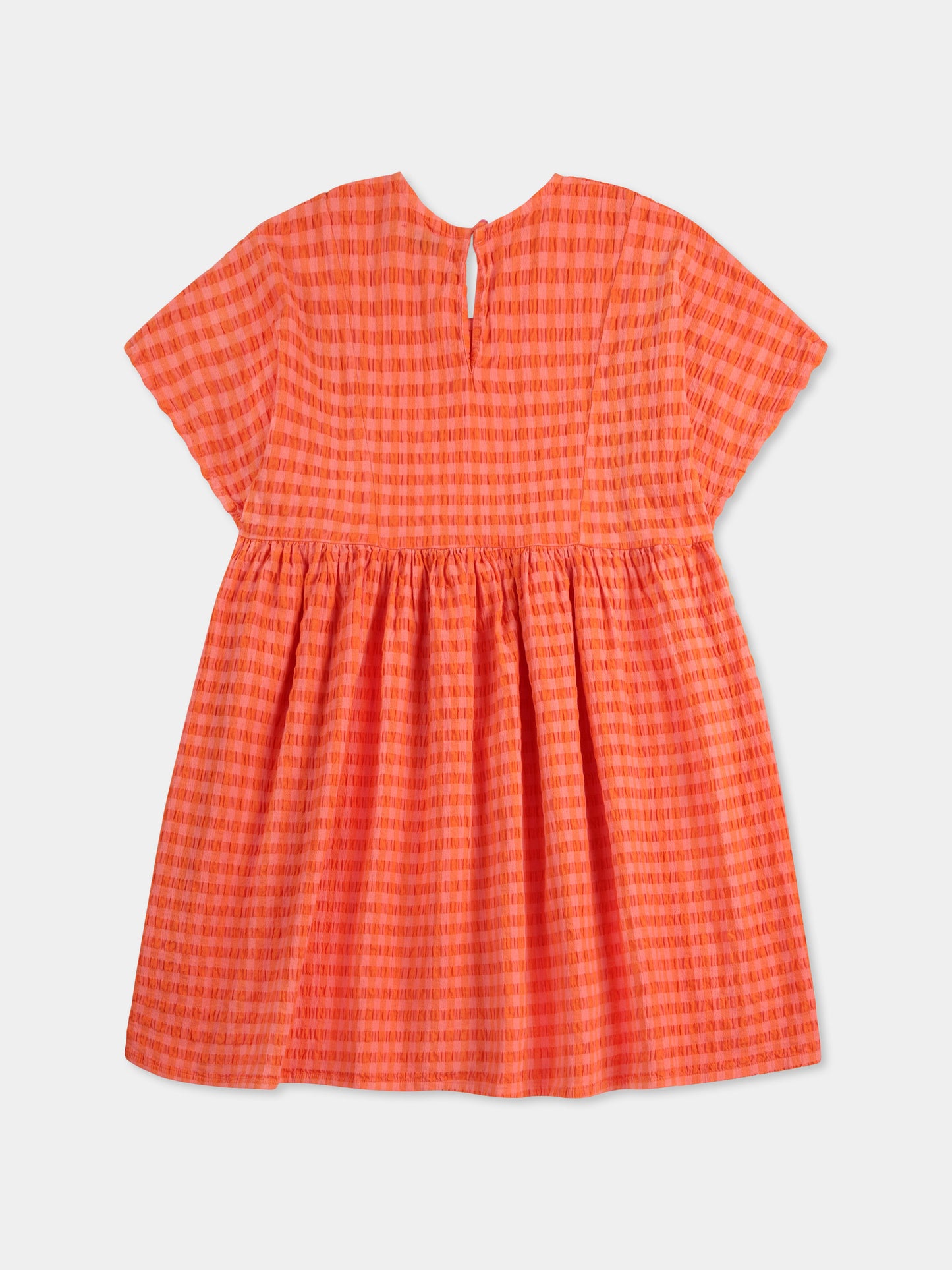 Vestito rosso per bambina con girasole,Bobo Choses,B125AC091