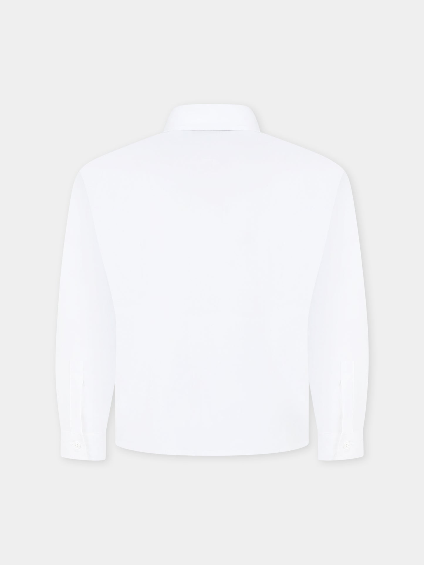 Camicia bianca per bambino con logo