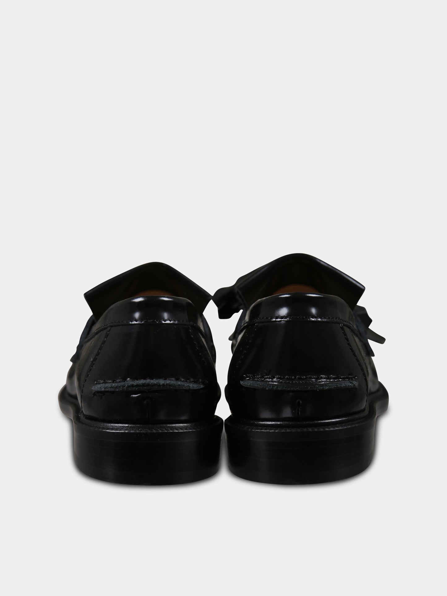 Mocassini neri per bambini con logo,Marni Kids,79597 2