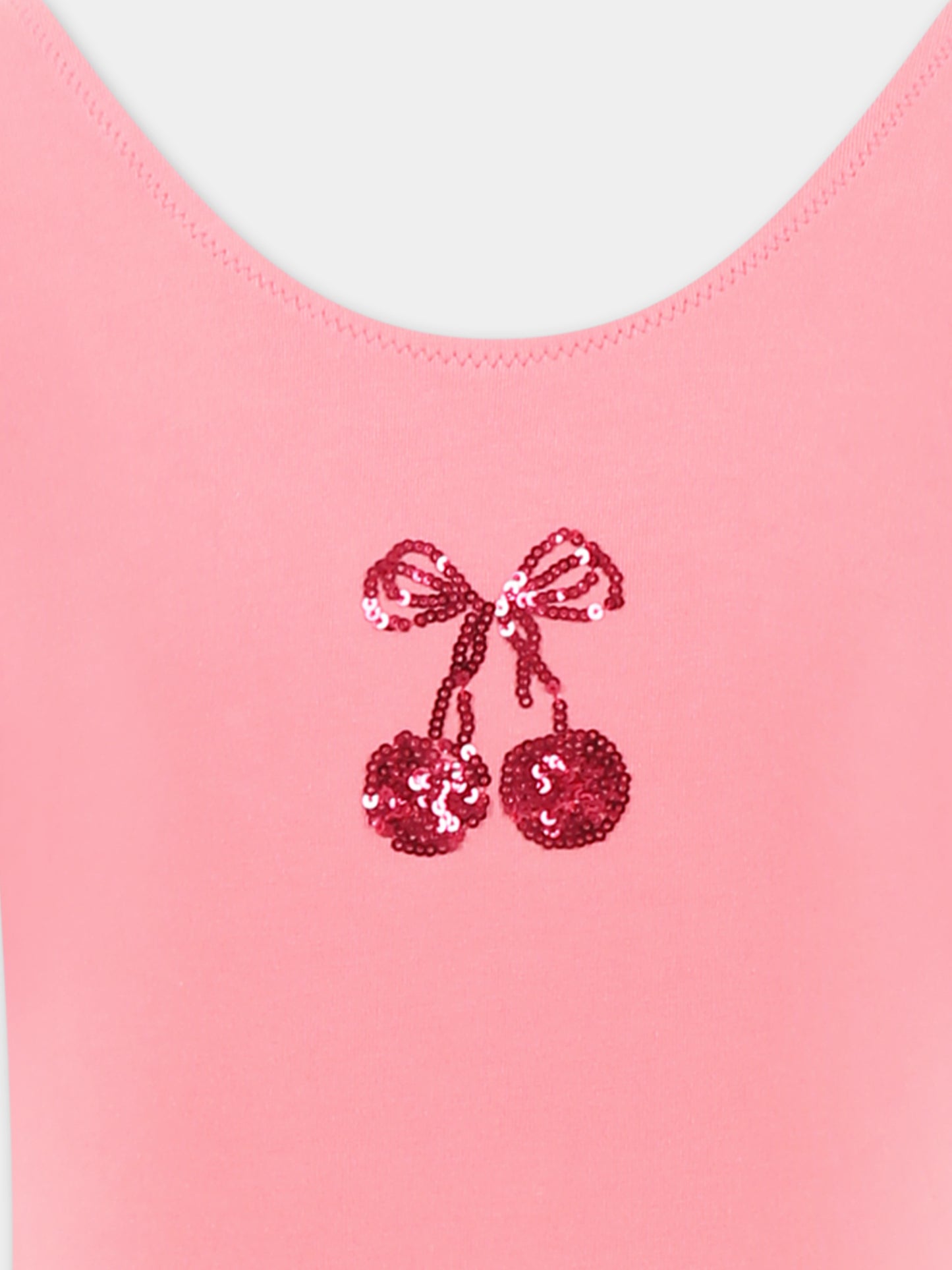 Vestito rosa per bambina con ciliegie,Konges Sløjd,KS102647 STRAWBERRY ICE