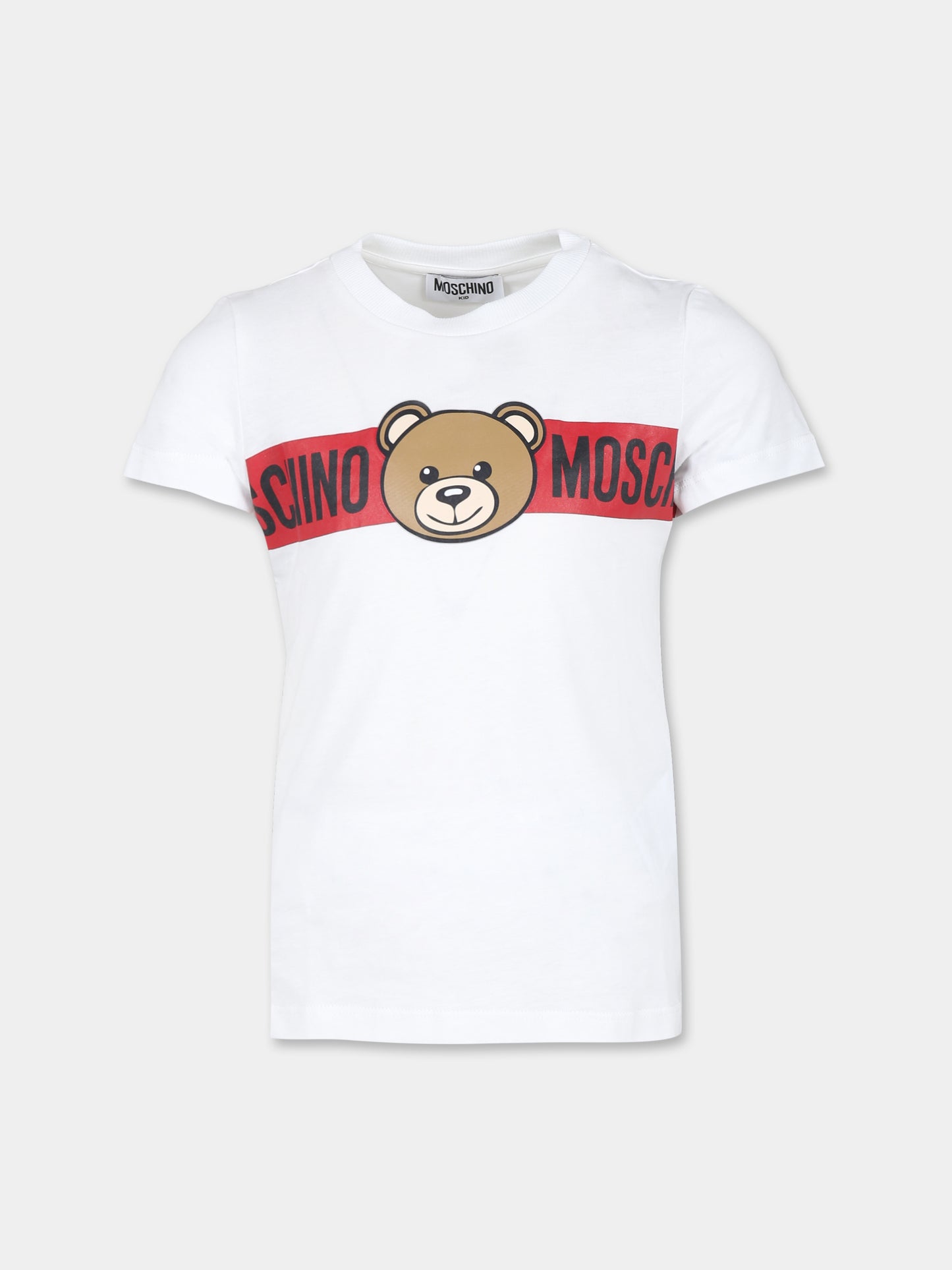Set t-shirt multicolor per bambini con Teddy Bears,Moschino Kids,HSK024 LAA03 85268