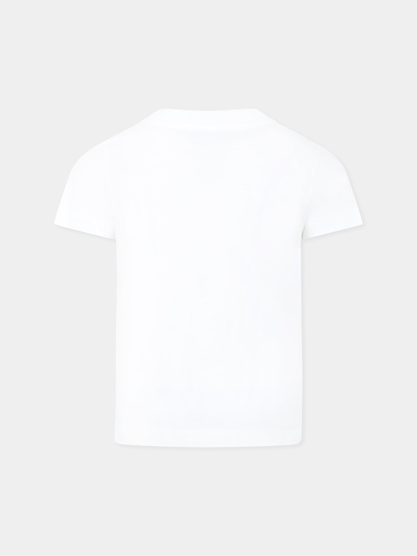 T-shirt bianca per bambini con Teddy Bear