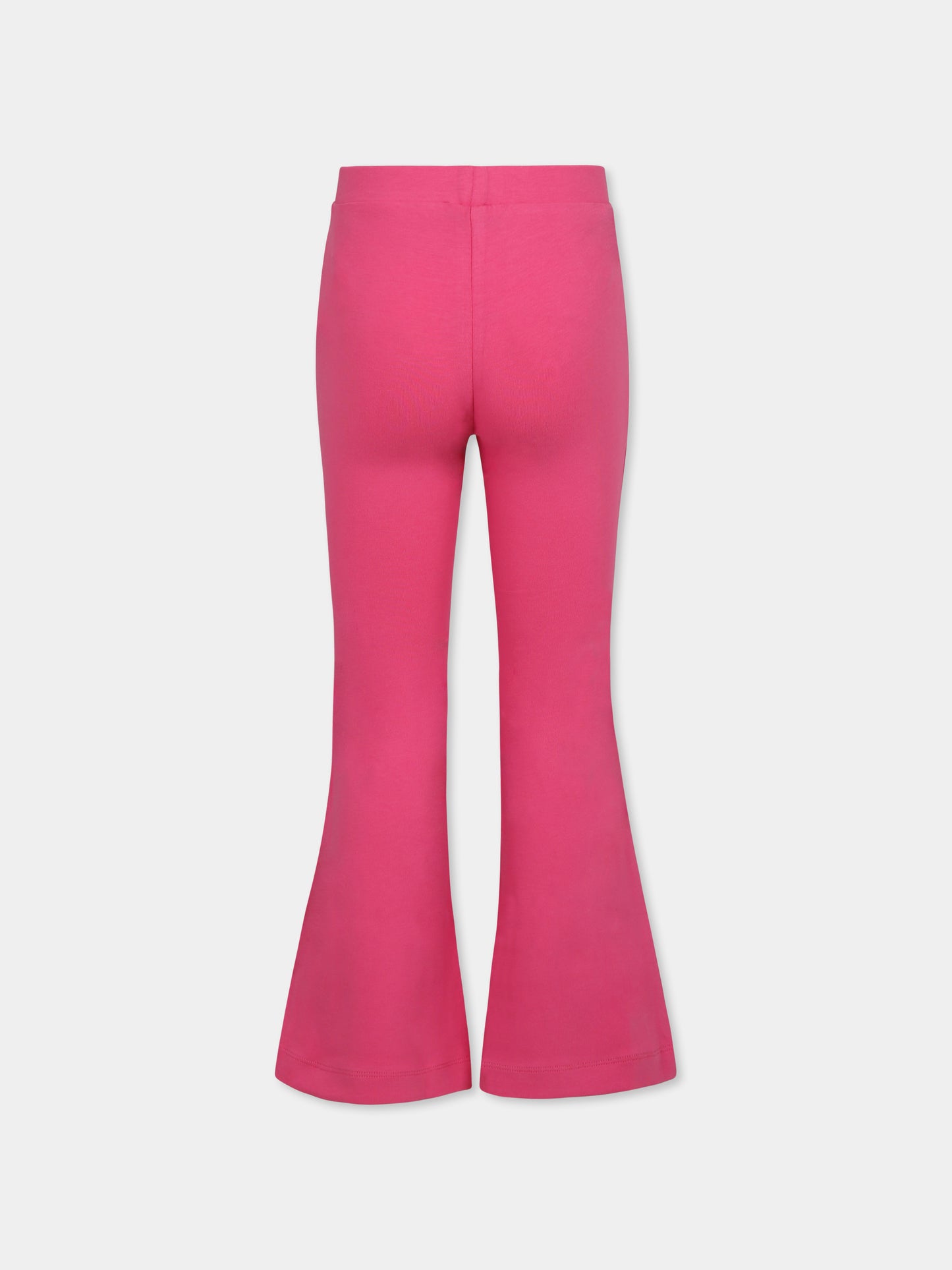 Leggings fucsia per bambina con Teddy Bear,Moschino Kids,HBP051 LBA00 50533