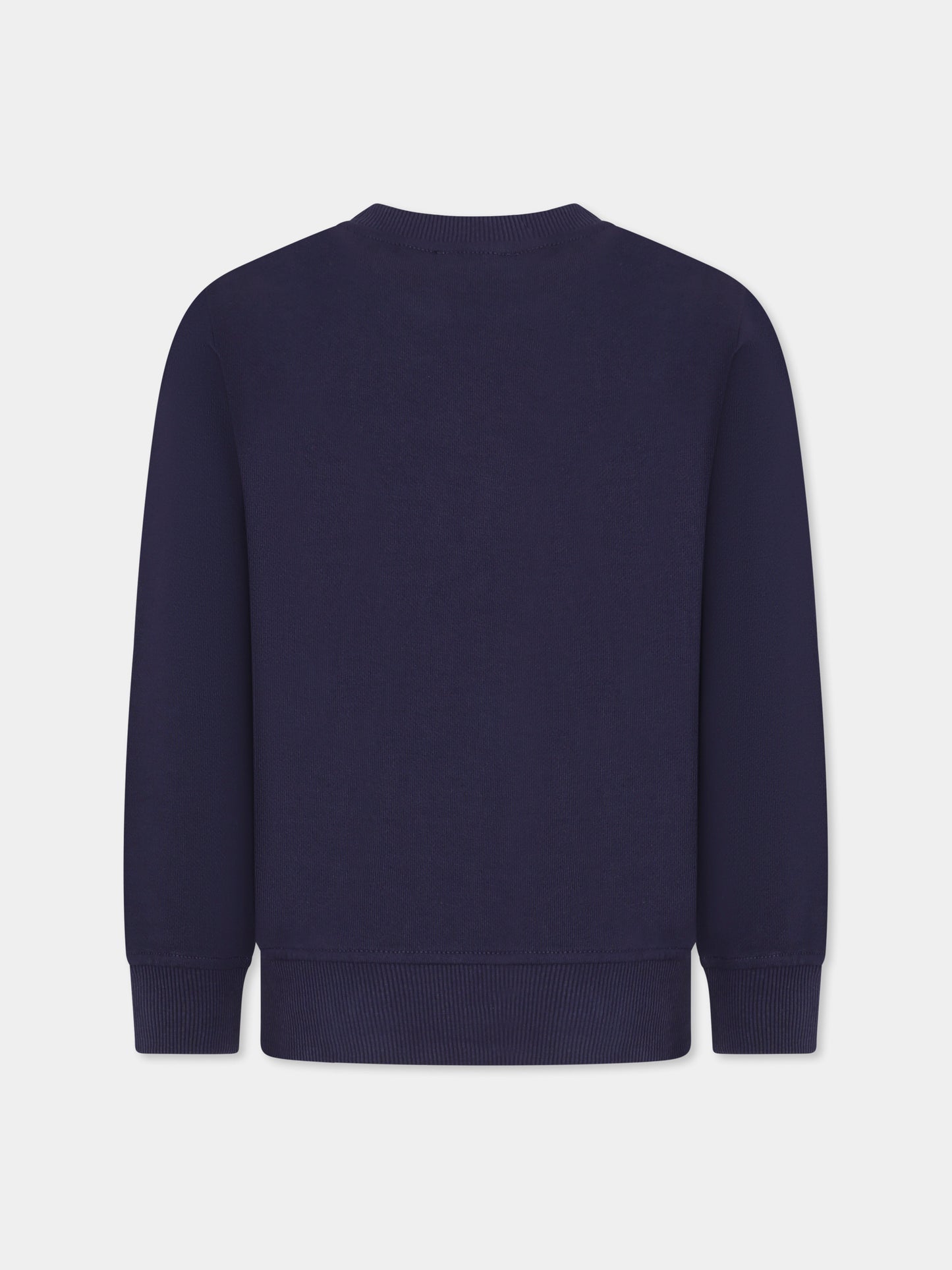 Felpa blu per bambini con tre Teddy Bears