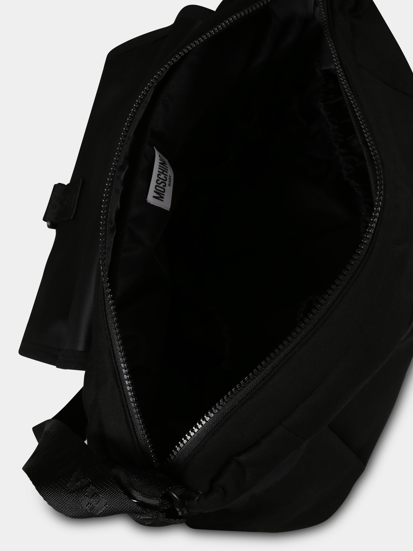 Borsa mamma nera per neonati con Teddy Bear