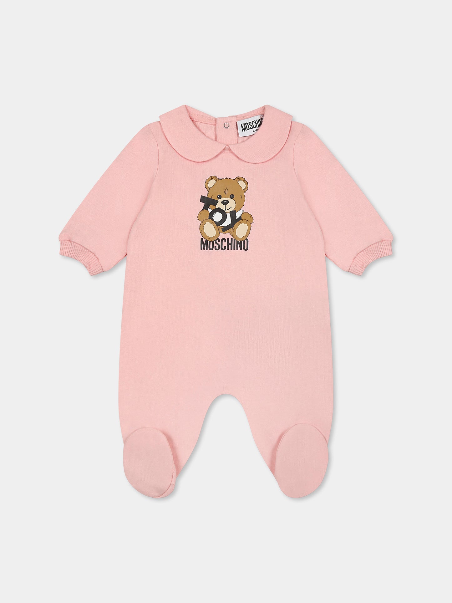 Tutina rosa per neonata con Teddy Bear