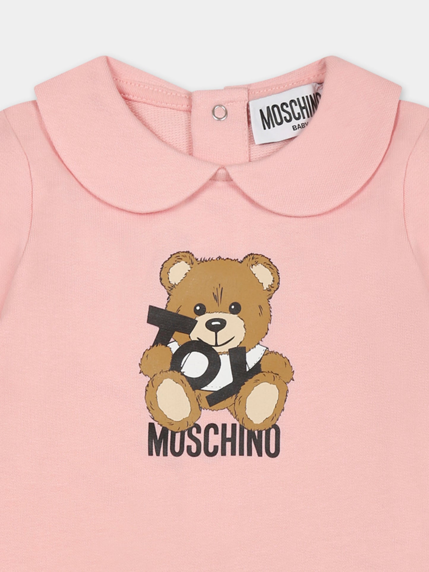 Tutina rosa per neonata con Teddy Bear