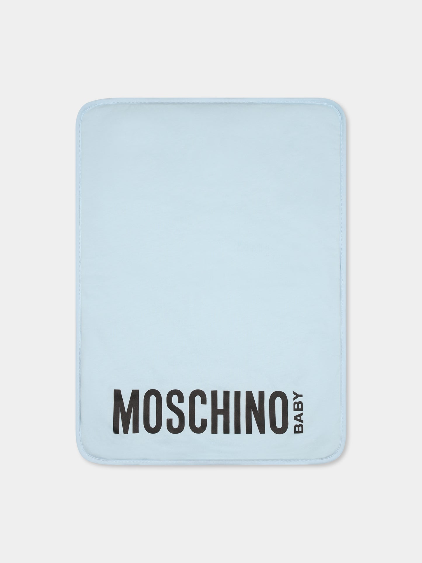 Borsa mamma celeste per neonato con Teddy Bear