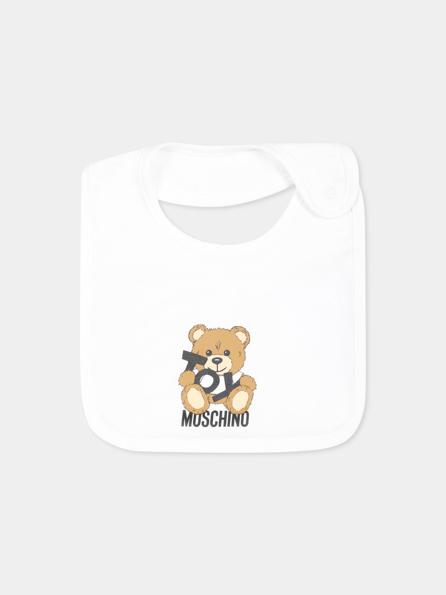 Set accessori bianco per neonati con Teddy Bear