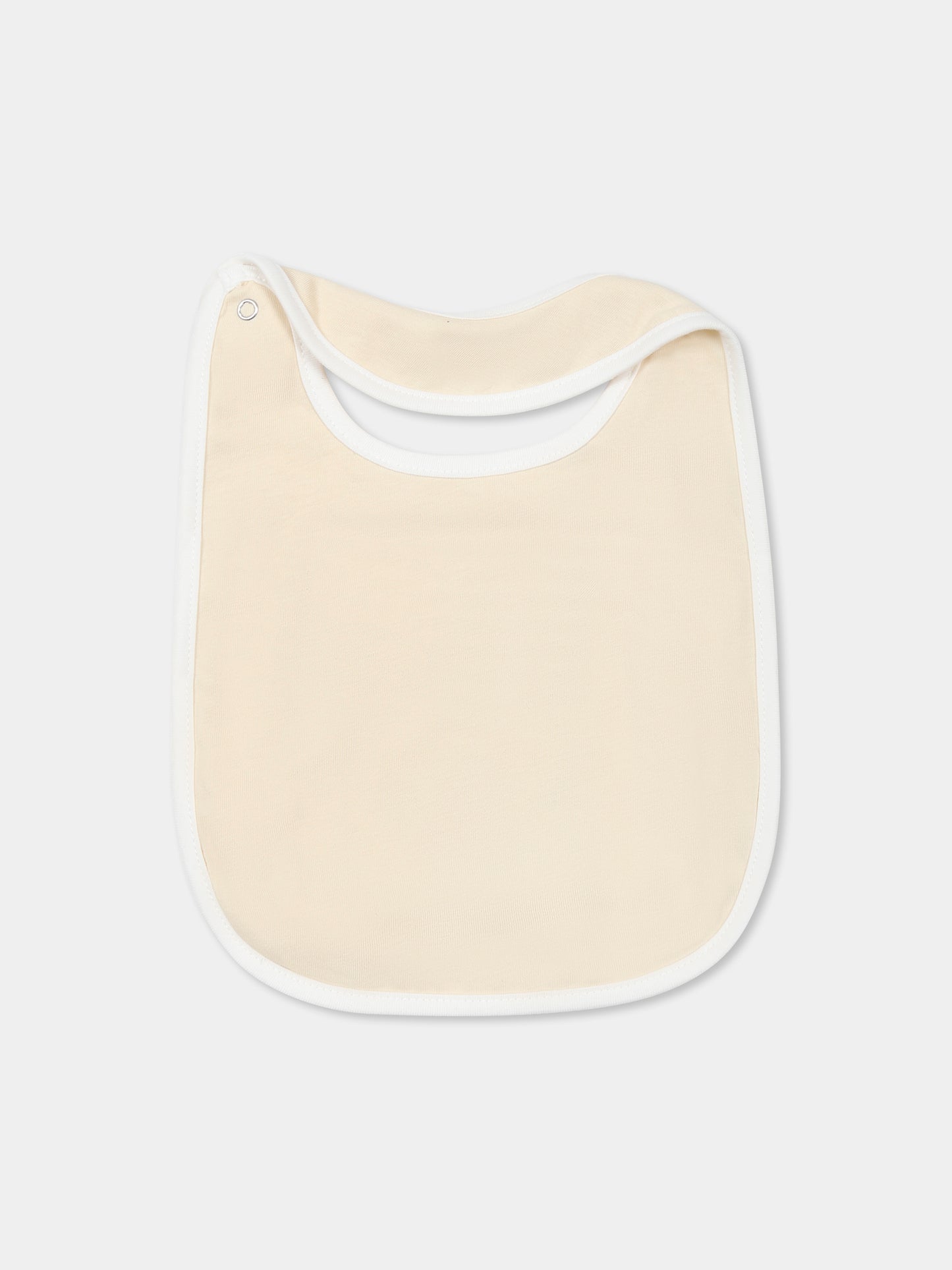 Set bavaglini beige per neonati con Teddy Bear,Moschino Kids,MUY087 LAA03 20404