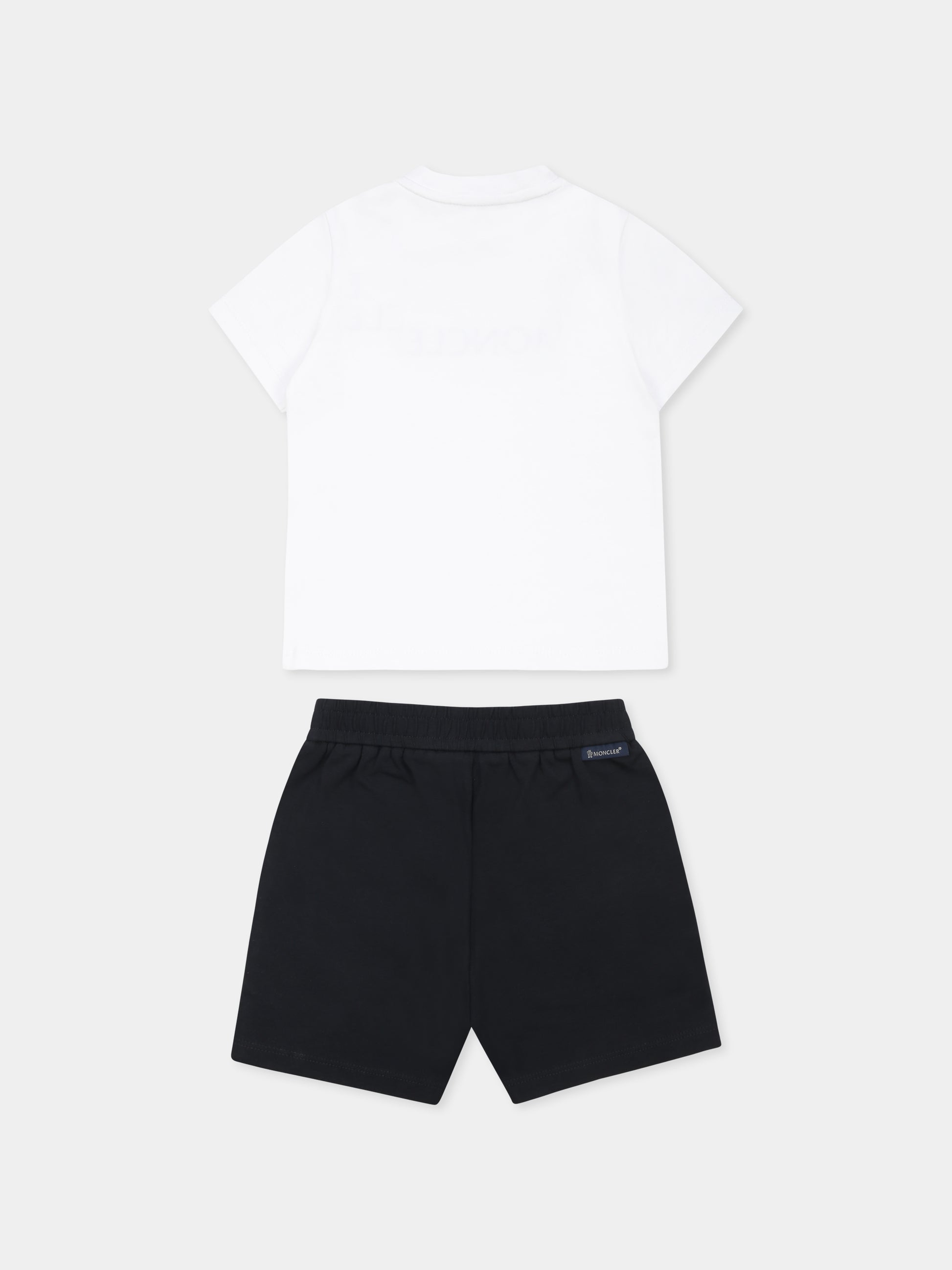 Completo multicolor per neonato con logo,Moncler Kids,K1951 8M00016 89AUM 002