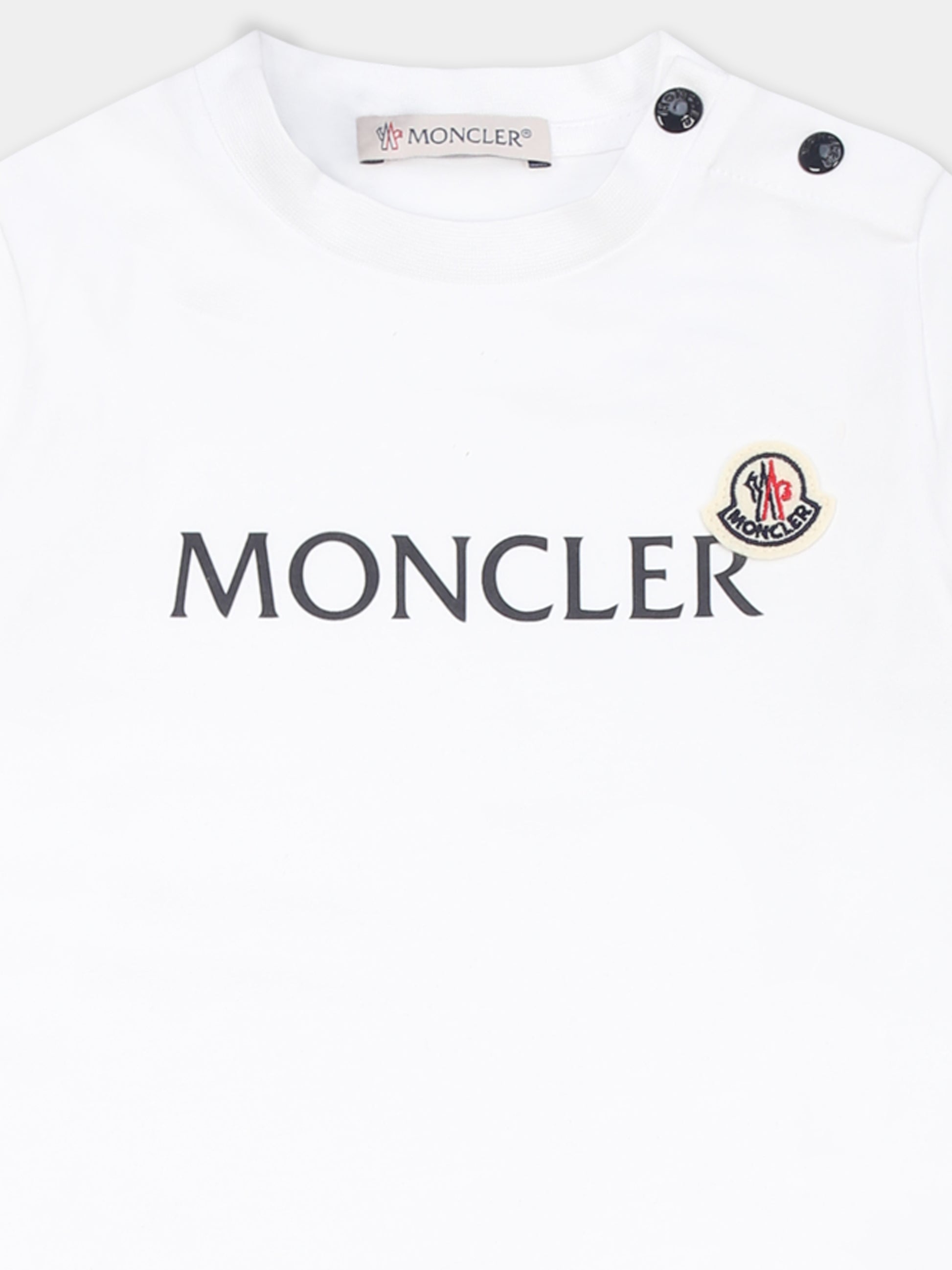 Completo multicolor per neonato con logo,Moncler Kids,K1951 8M00016 89AUM 002