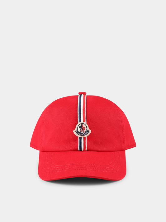 Cappello rosso per bambino con logo