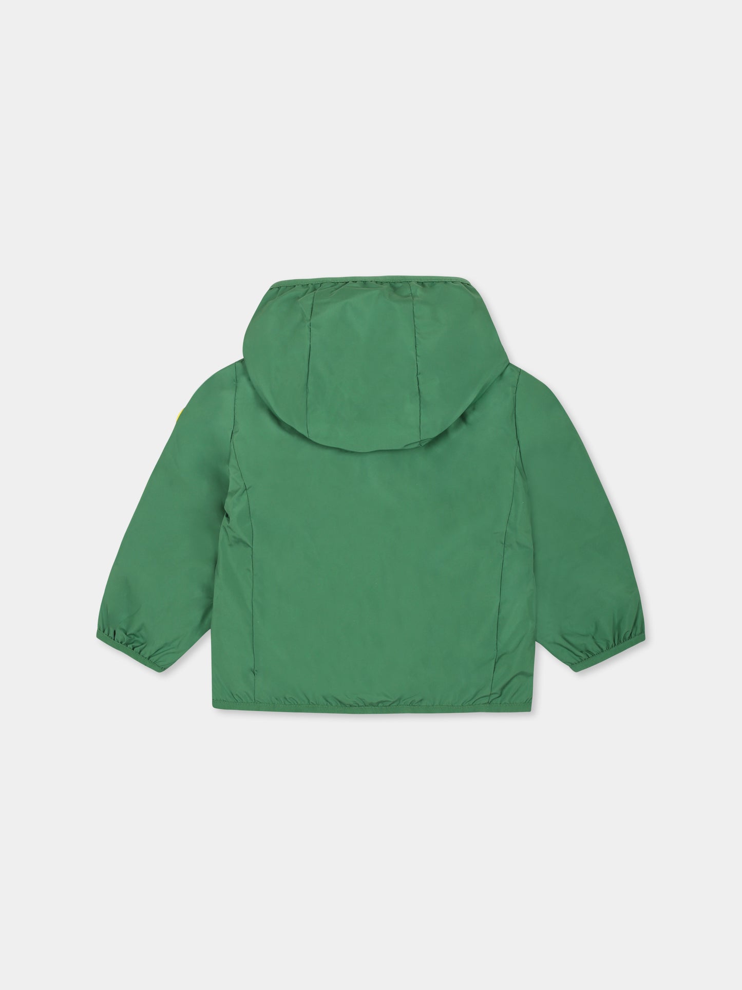 Giacca a vento Coco verde per neonato con logo,Save The Duck Kids,I30006X WIND20 50043