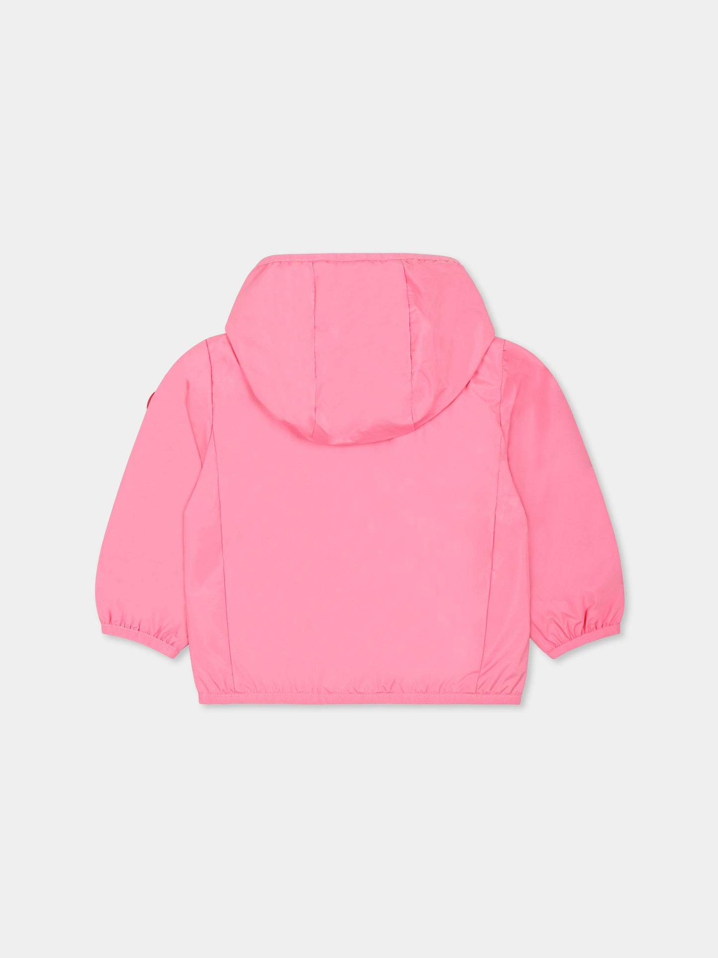 Giacca a vento Coco rosa per neonata con logo,Save The Duck Kids,I30006X WIND20 80018